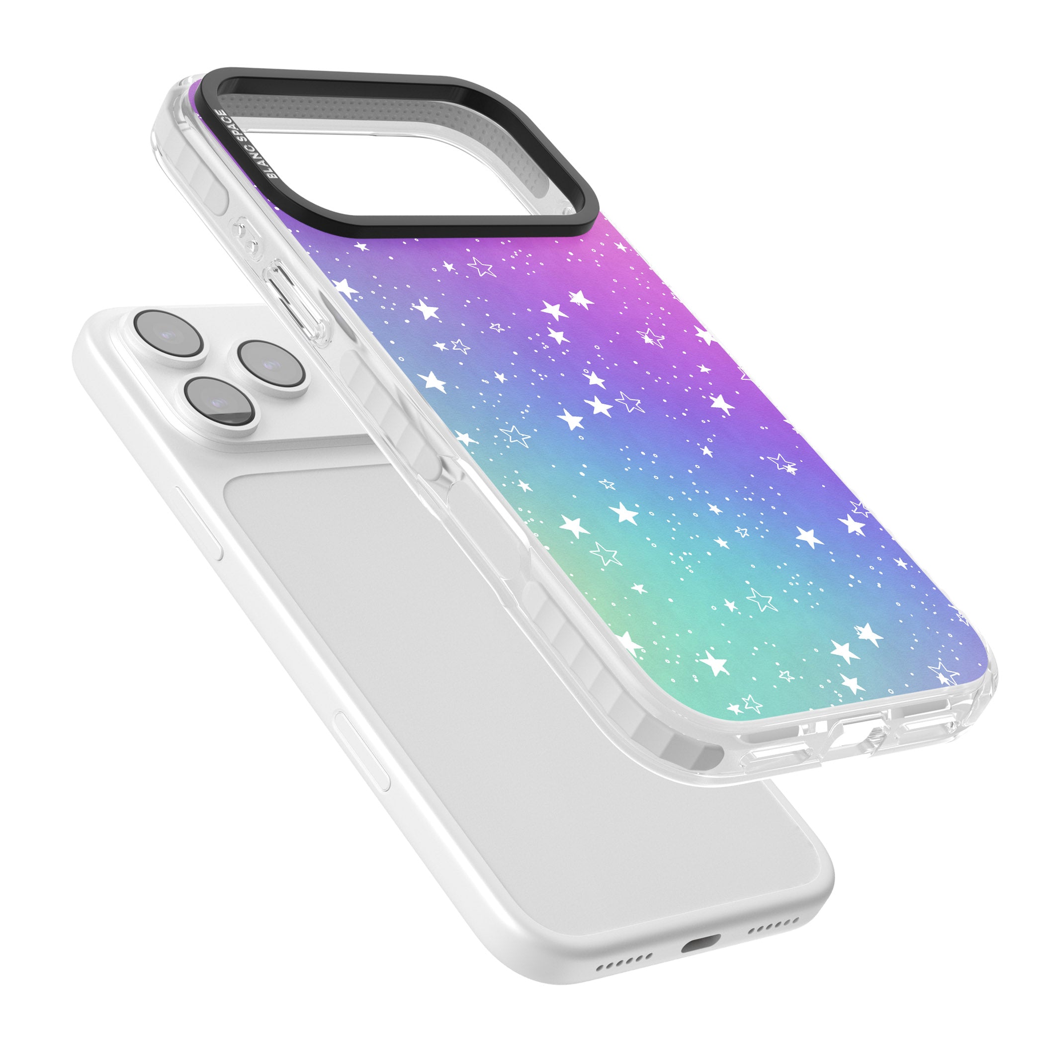 Pastel Starry Sky iPhone 17 Pro Impact Clear Phone Case Colours