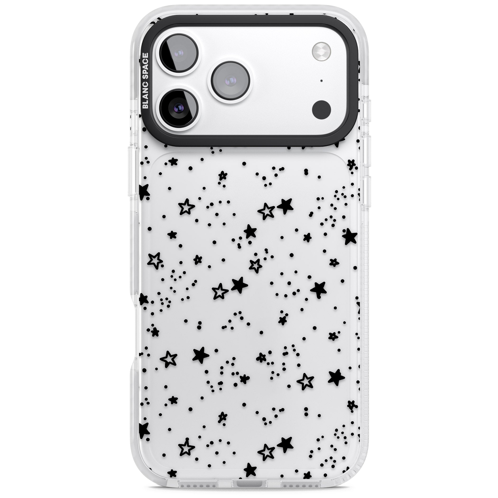 Midnight Stars iPhone 17 Pro Max Impact Clear Phone Case