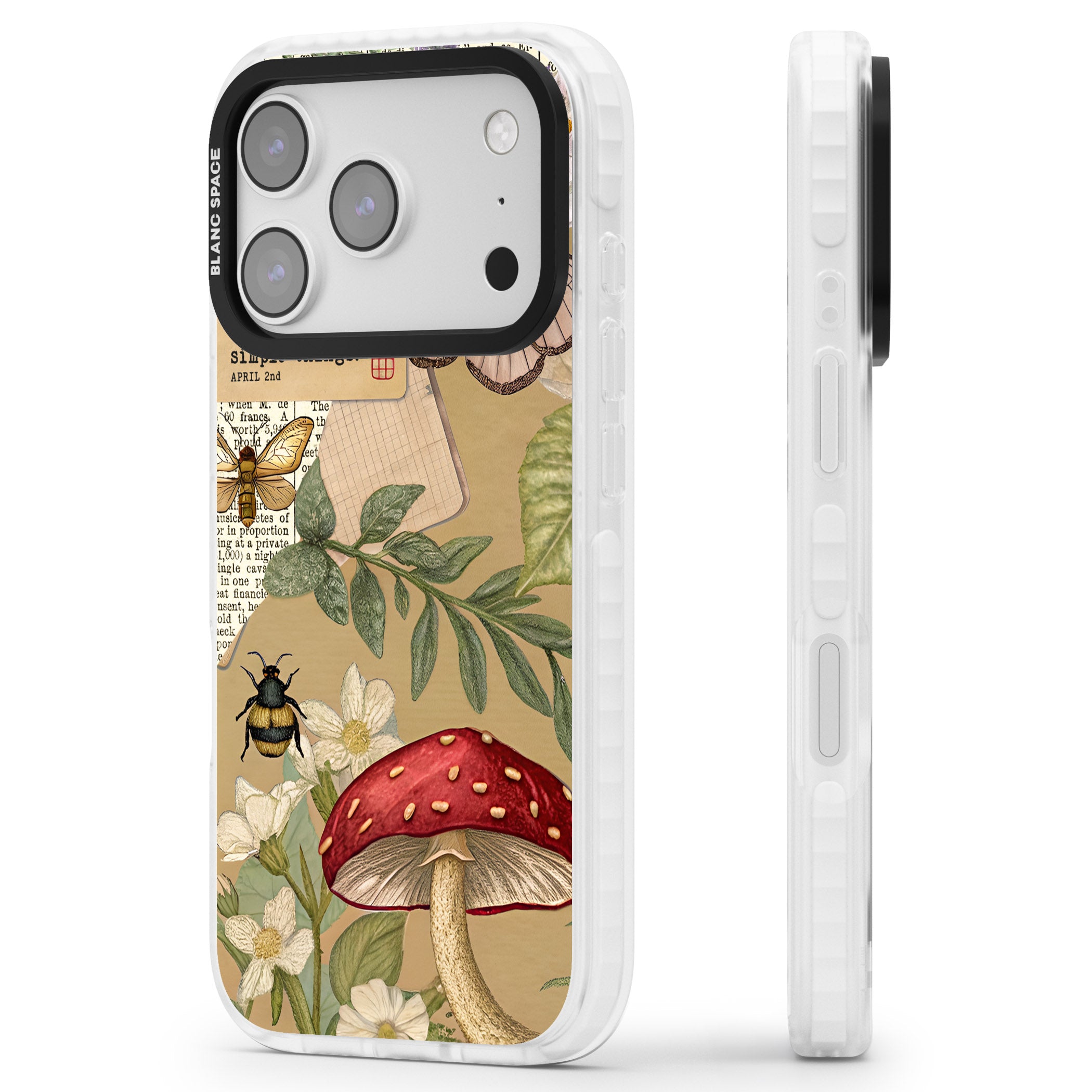 Simple Things iPhone 17 Pro Max Impact Clear Phone Case Side Profile
