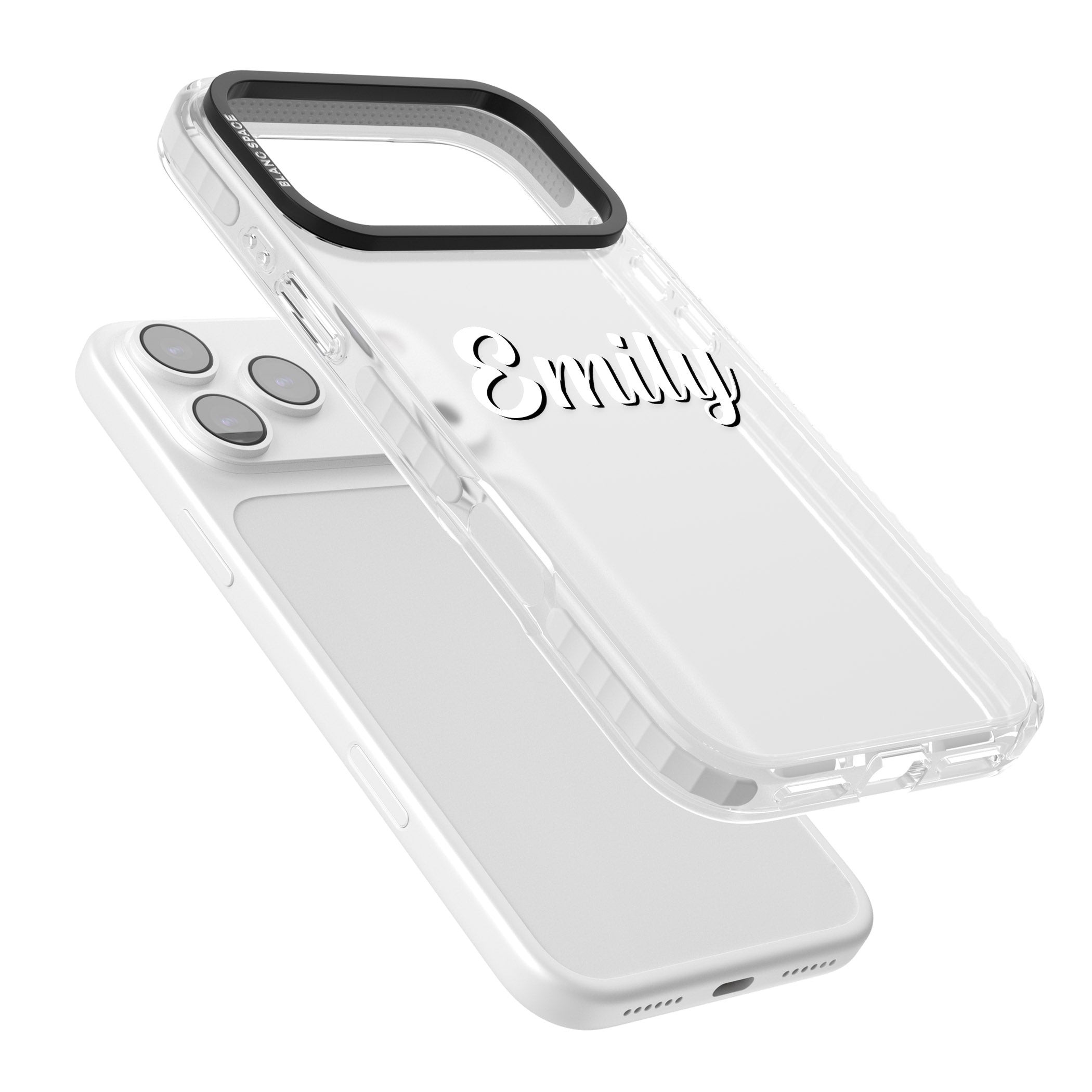 Personalised Cute Name iPhone 17 Pro Max Impact Clear Phone Case Colours