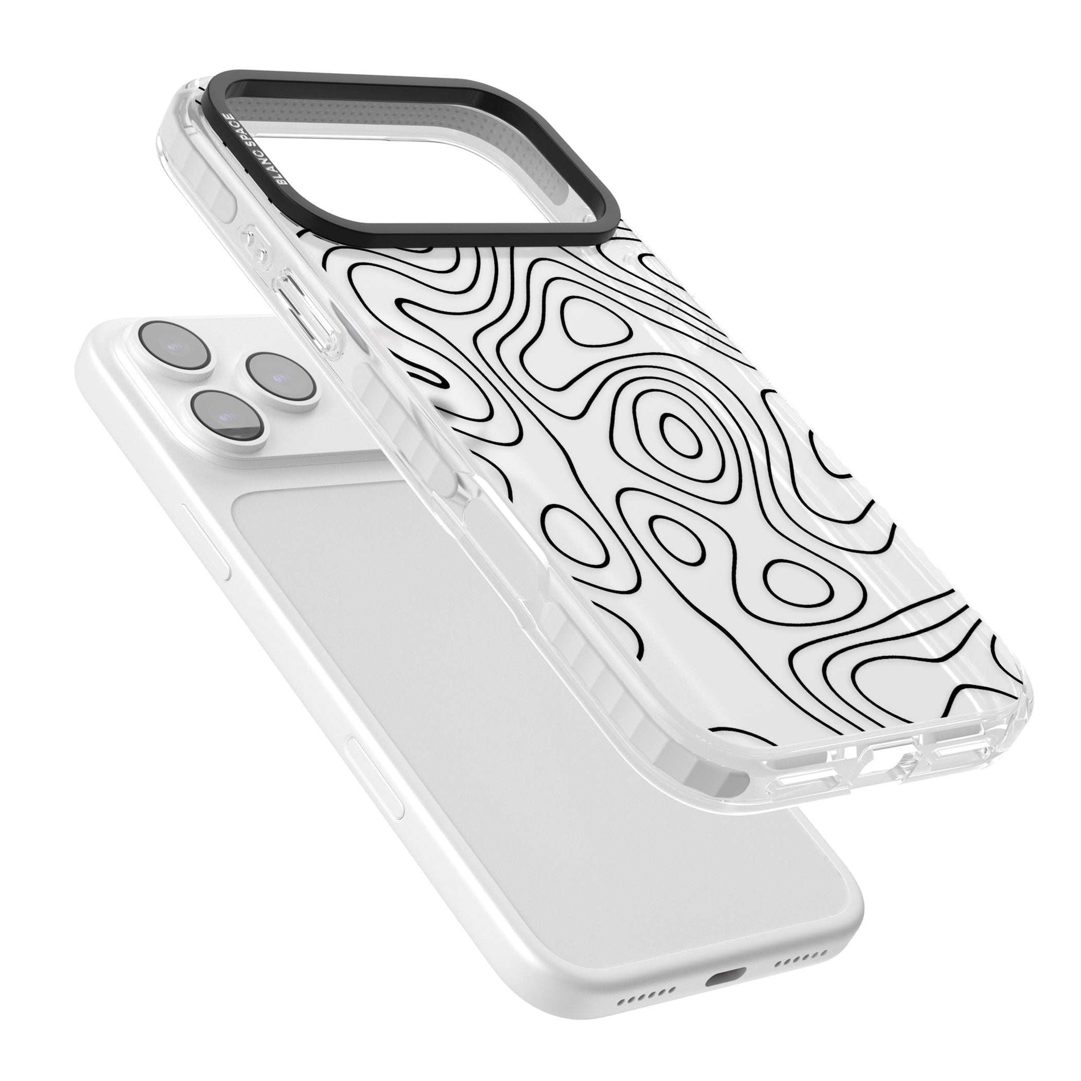 Damascus Steel iPhone 17 Pro Max Impact Clear Phone Case Colours