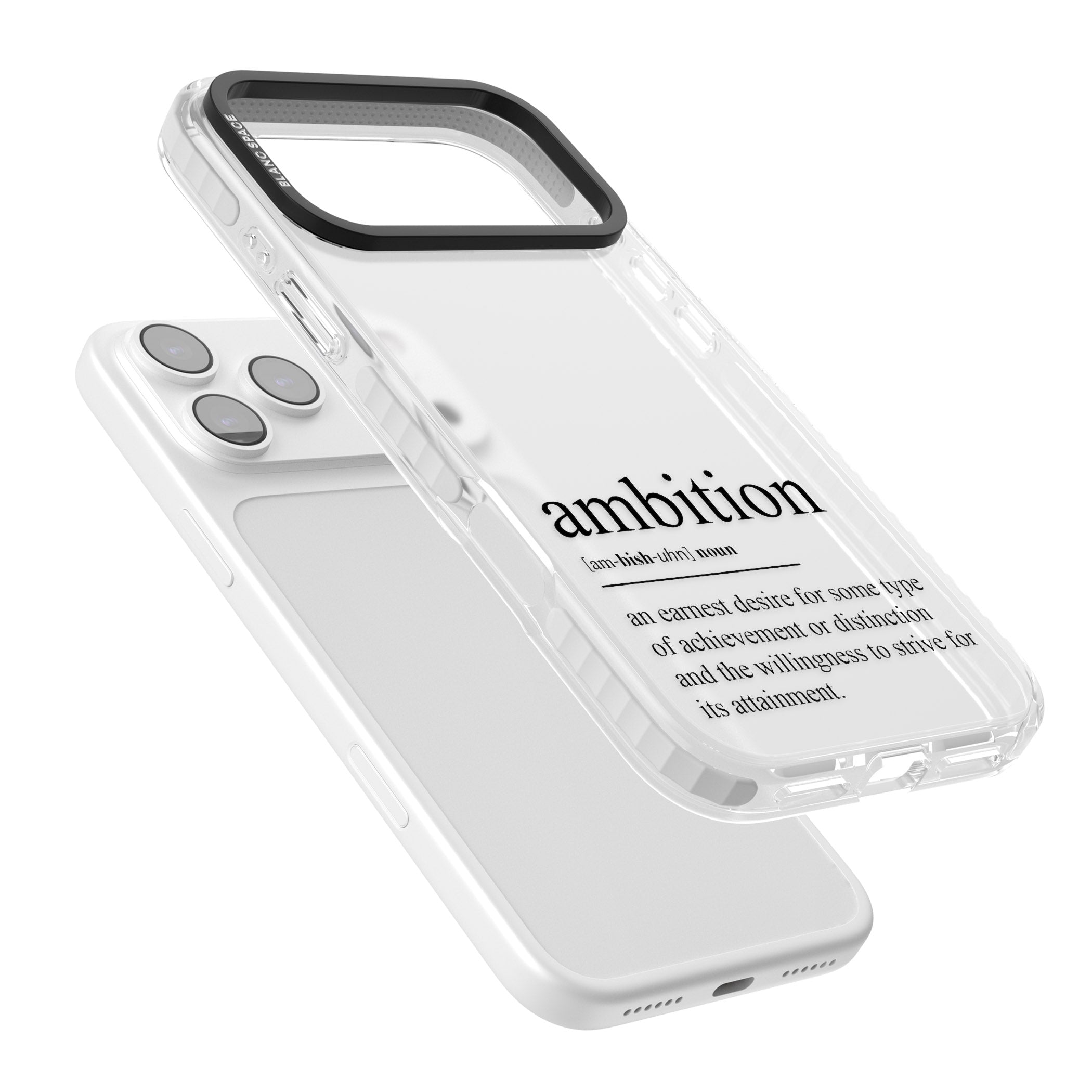 Ambition iPhone 17 Pro Max Impact Clear Phone Case Colours