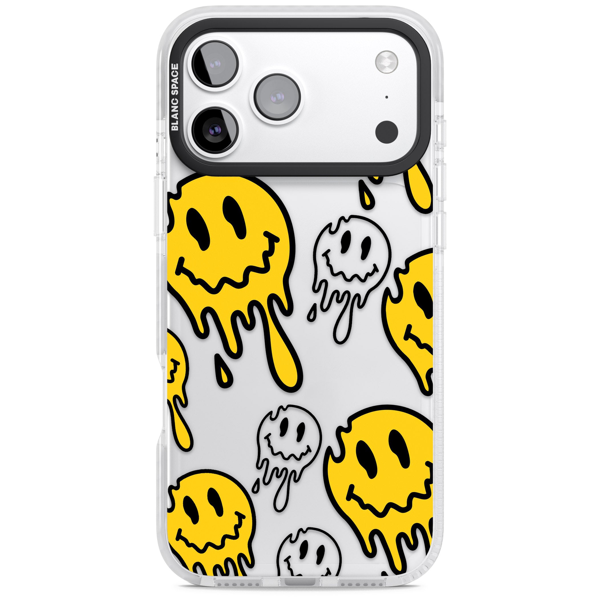 Face Melt iPhone 17 Pro Max Impact Clear Phone Case