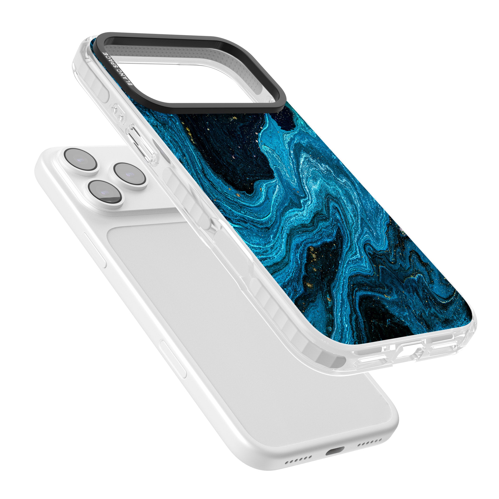 Saphire Lagoon iPhone 17 Pro Max Impact Clear Phone Case Colours