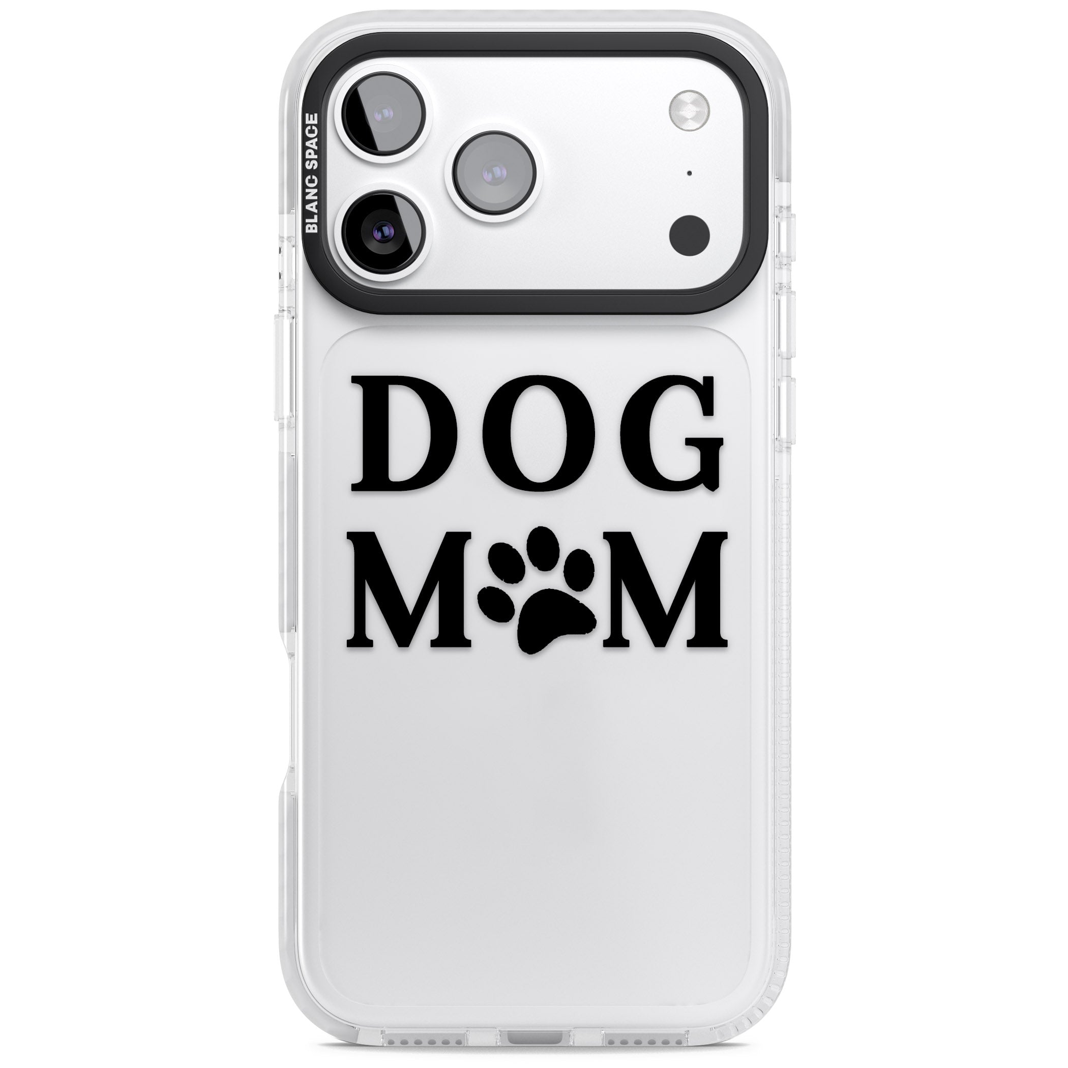 Dog Mom iPhone 17 Pro Max Impact Clear Phone Case