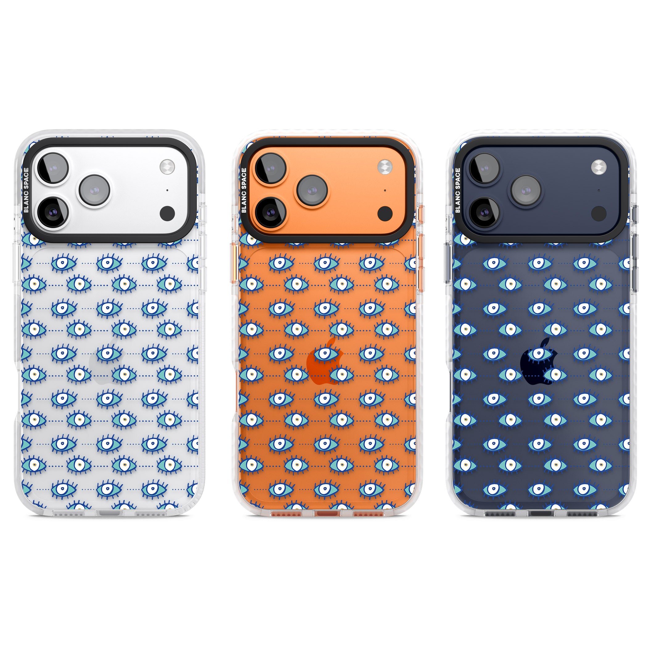 Psychedelic Eyes iPhone 17 Pro Impact Clear Phone Case APT Impact Protection