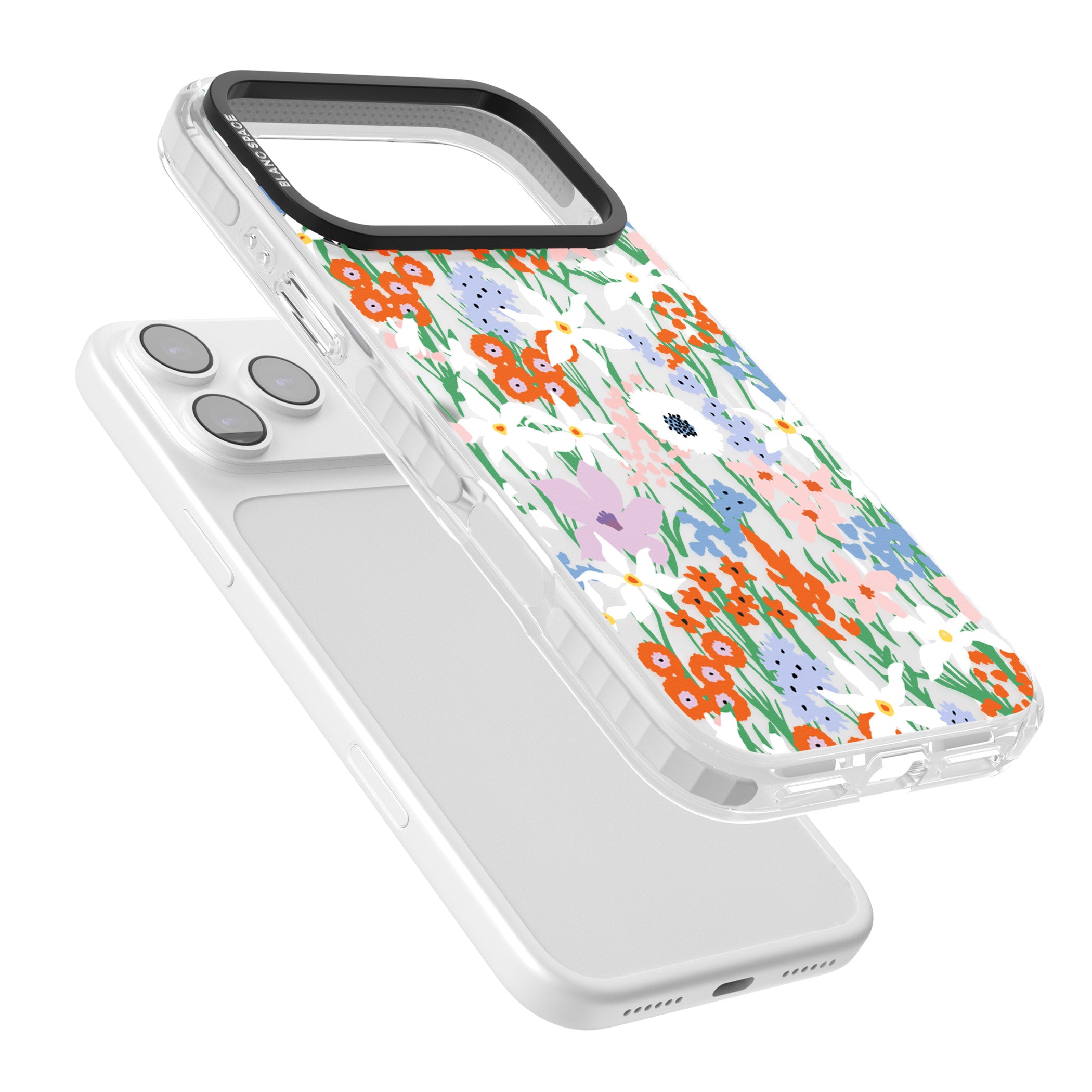 Floral Bouquet: Vibrant Blooms iPhone 17 Pro Max Impact Clear Phone Case Colours