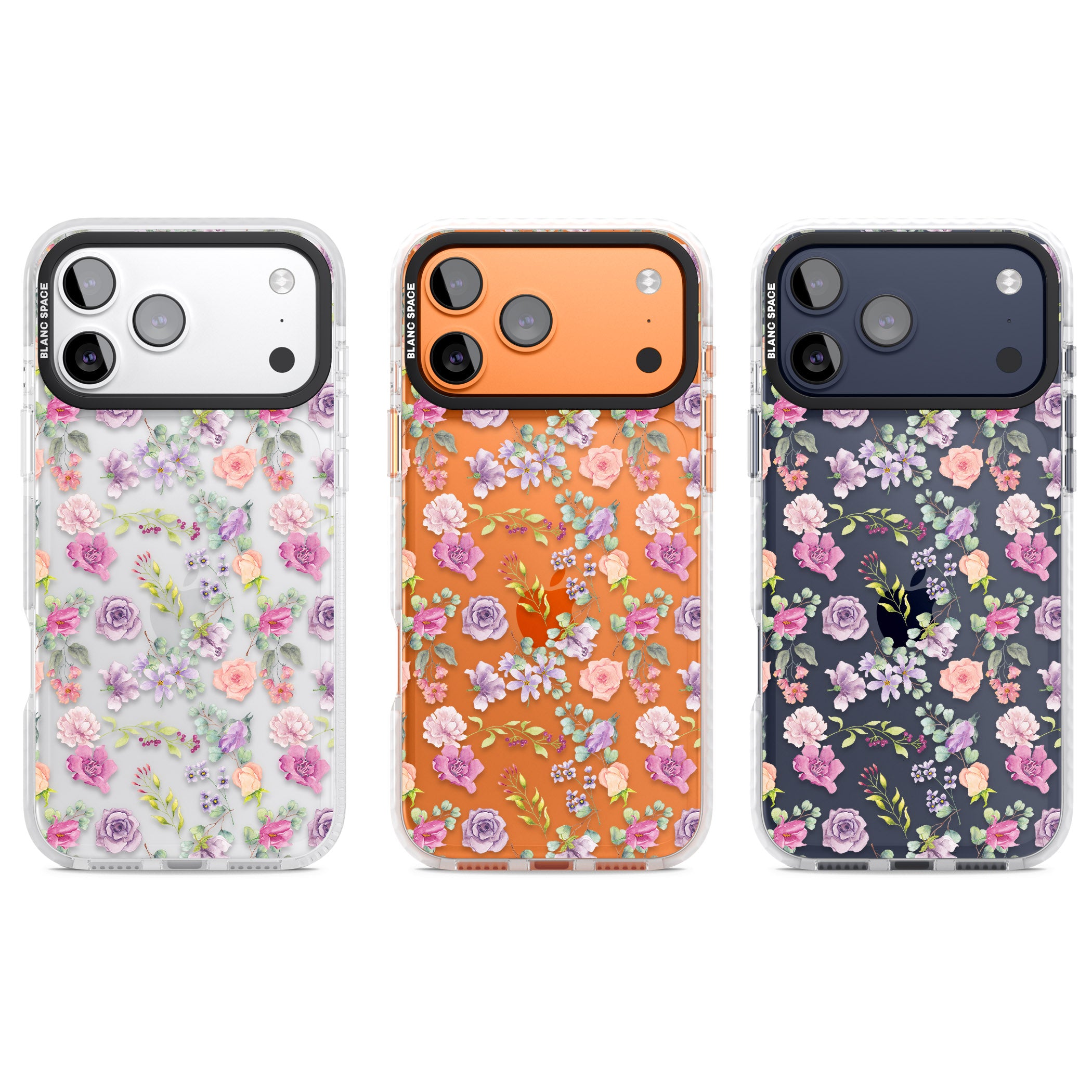 Sunday Flowers iPhone 17 Pro Impact Clear Phone Case APT Impact Protection
