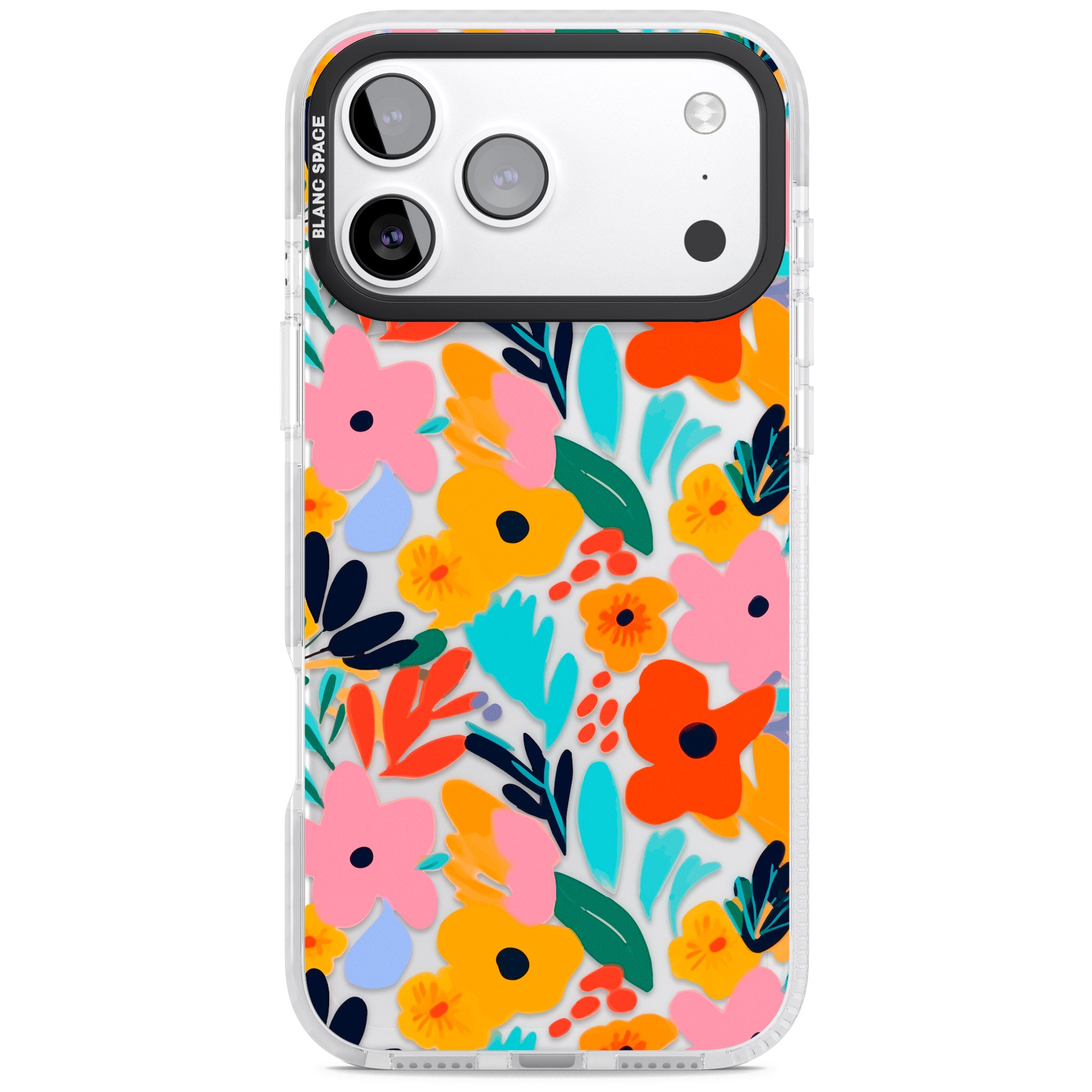 Floral Fiesta iPhone 17 Pro Max Impact Clear Phone Case