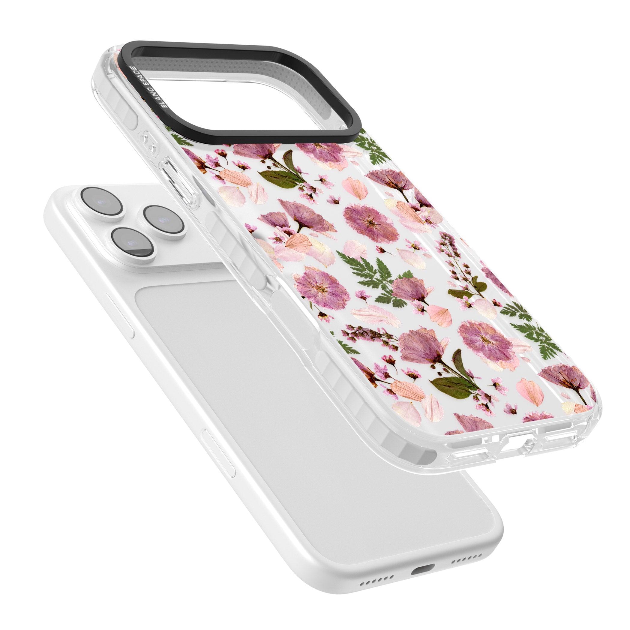 Floral Fantasy Menagerie iPhone 17 Pro Max Impact Clear Phone Case Colours