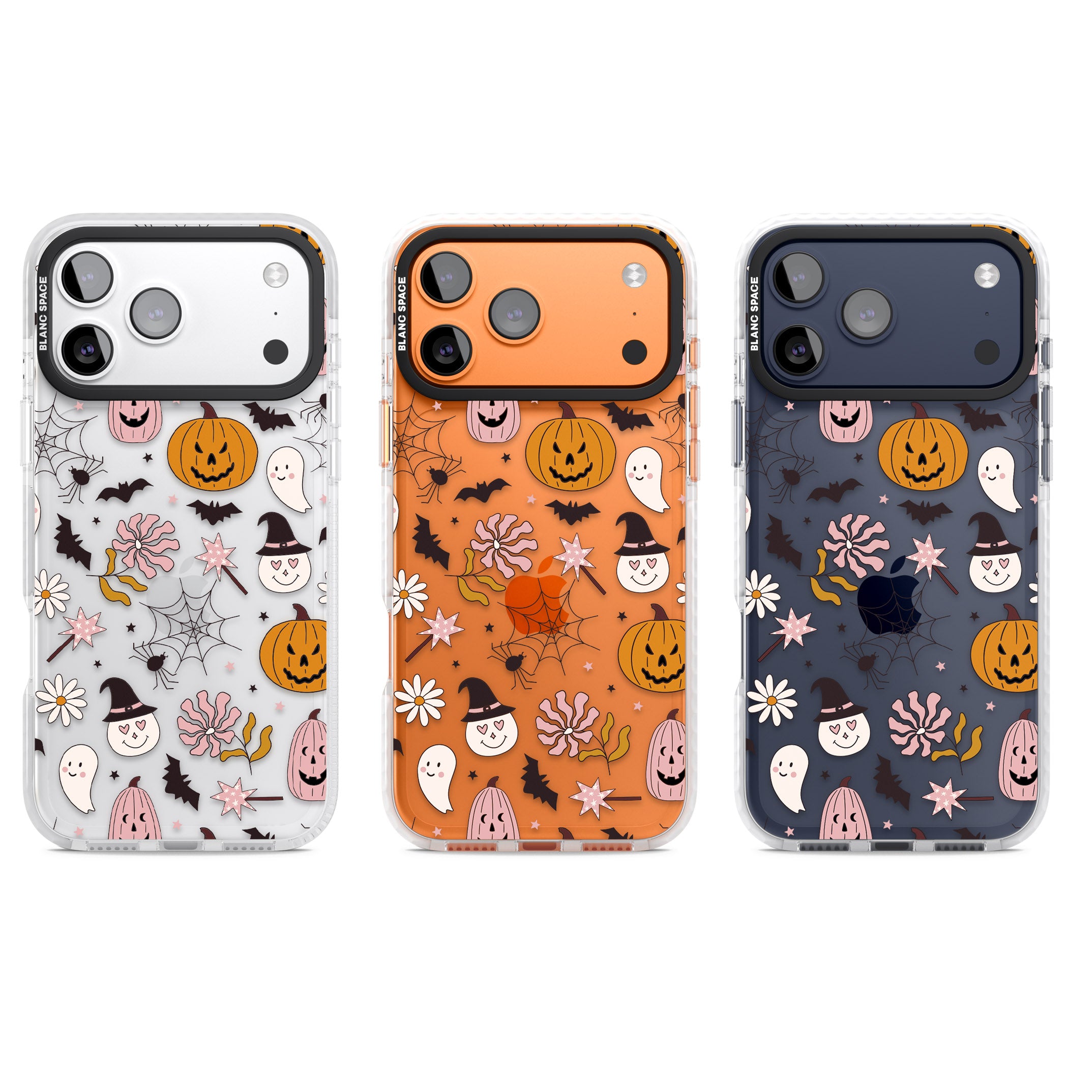 Spooky Mix iPhone 17 Pro Impact Clear Phone Case APT Impact Protection