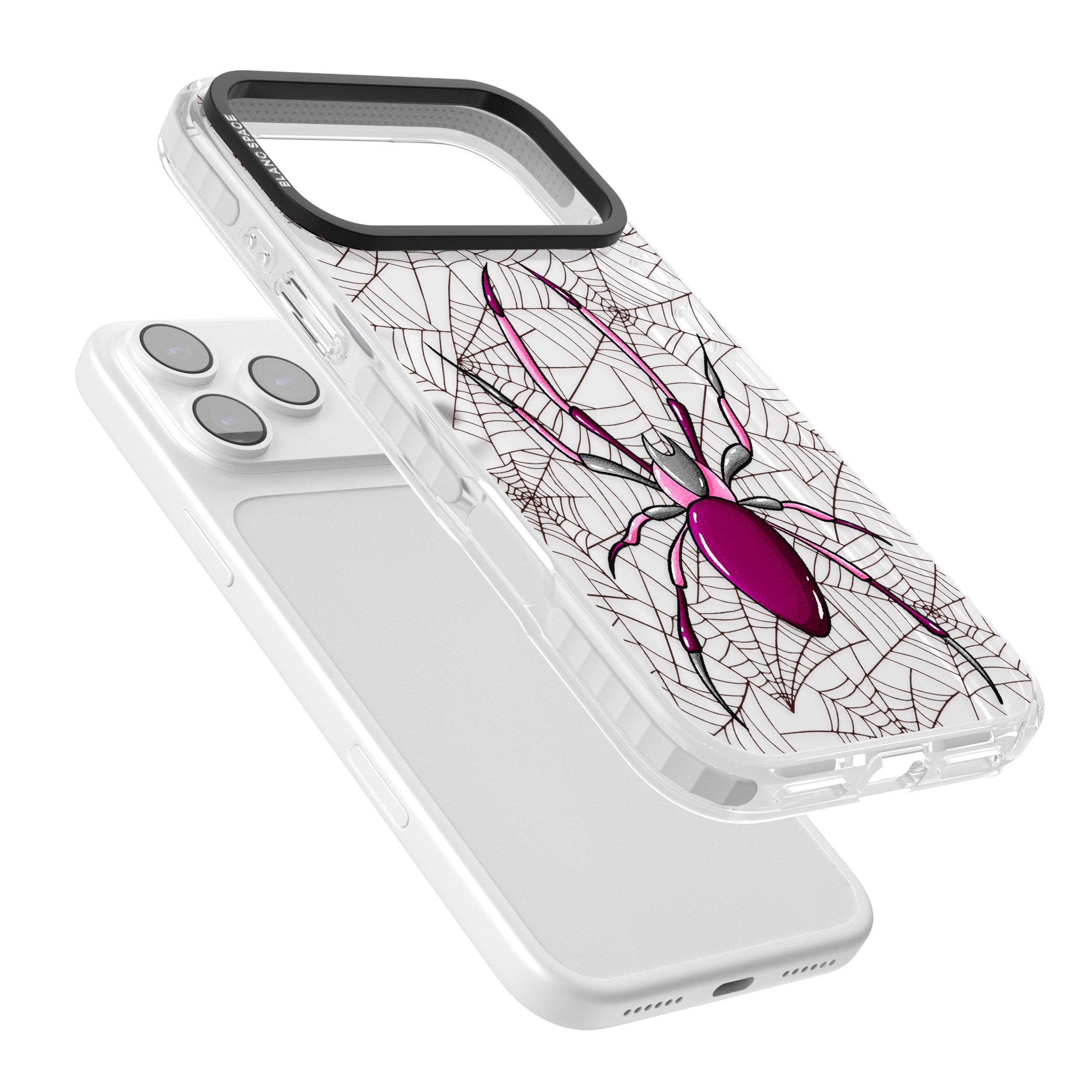 Arachnophobia iPhone 17 Pro Max Impact Clear Phone Case Colours