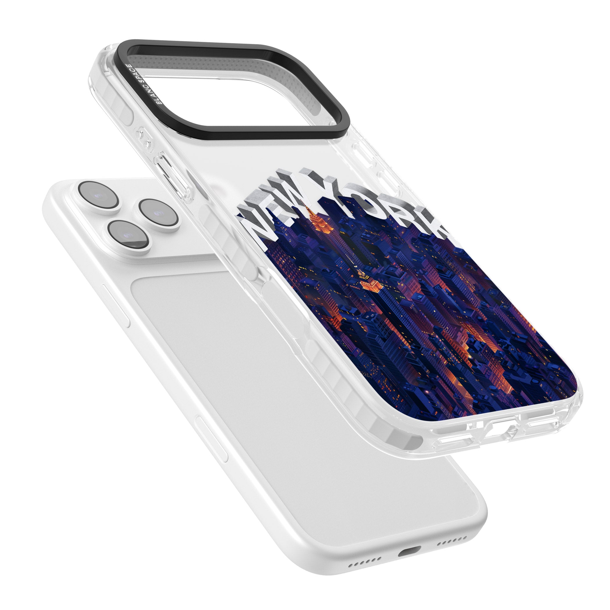 New York City iPhone 17 Pro Max Impact Clear Phone Case Colours