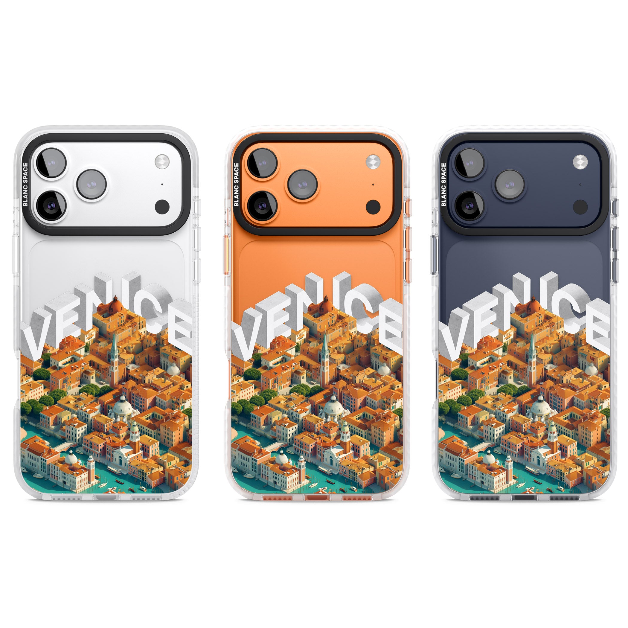 Venice iPhone 17 Pro Impact Clear Phone Case APT Impact Protection