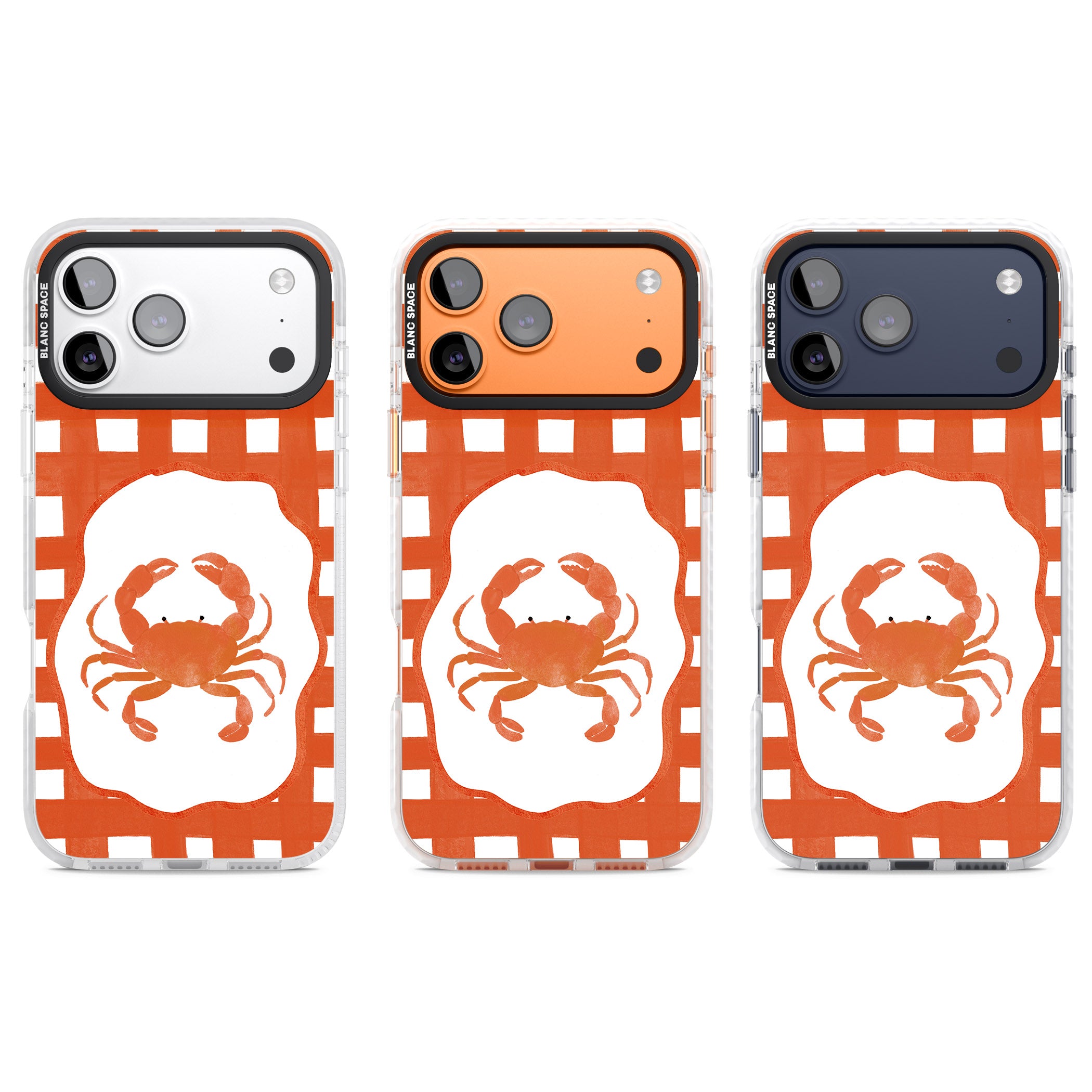 Red Lobster iPhone 17 Pro Impact Clear Phone Case APT Impact Protection