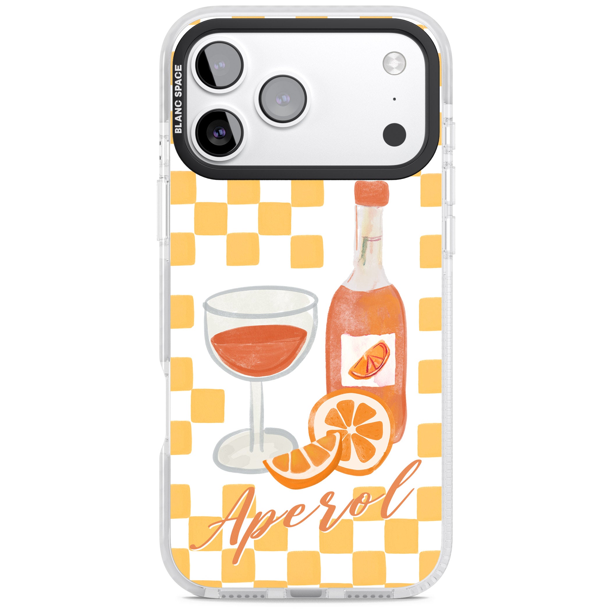 Checked Spritz iPhone 17 Pro Max Impact Clear Phone Case