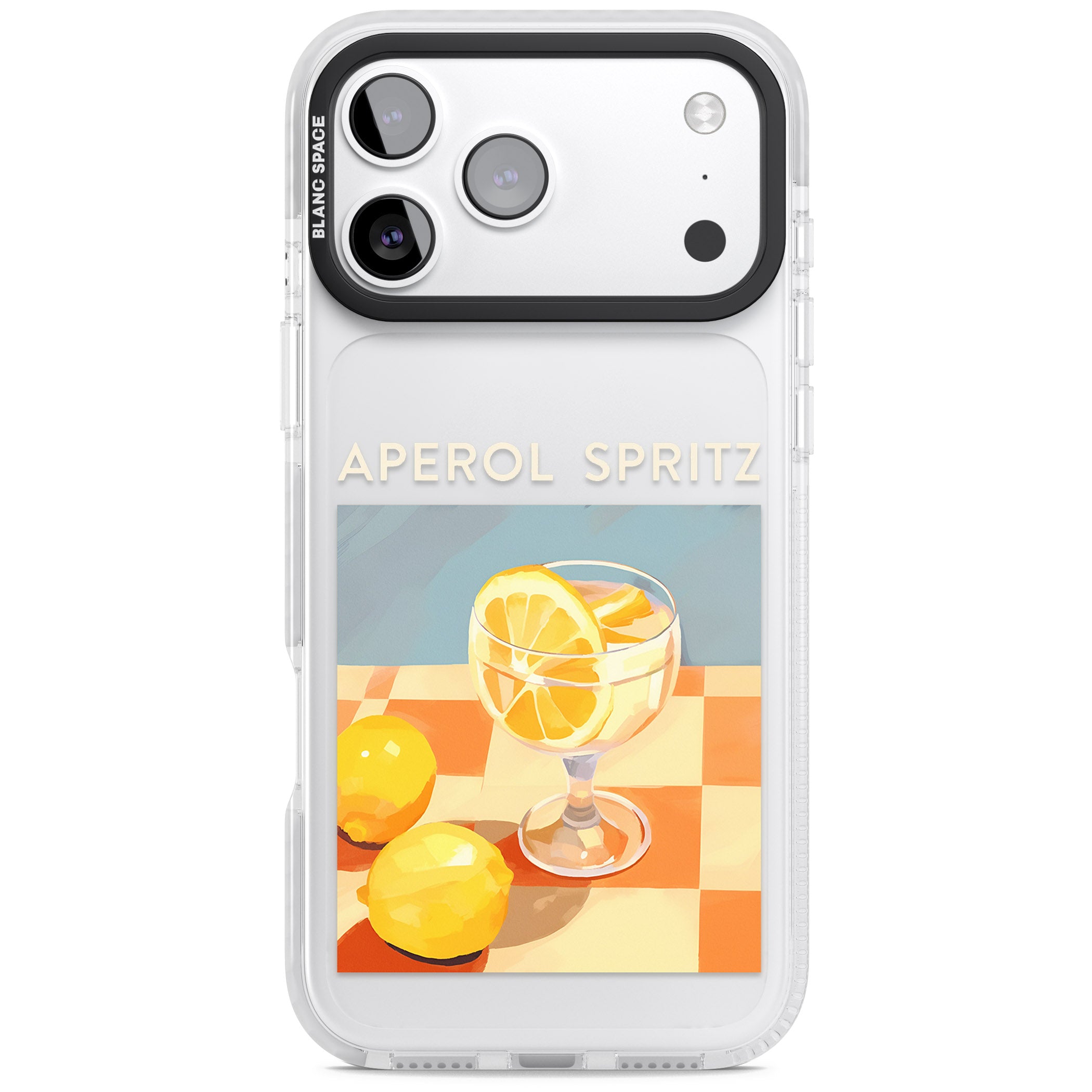 Lemon Spritz iPhone 17 Pro Max Impact Clear Phone Case