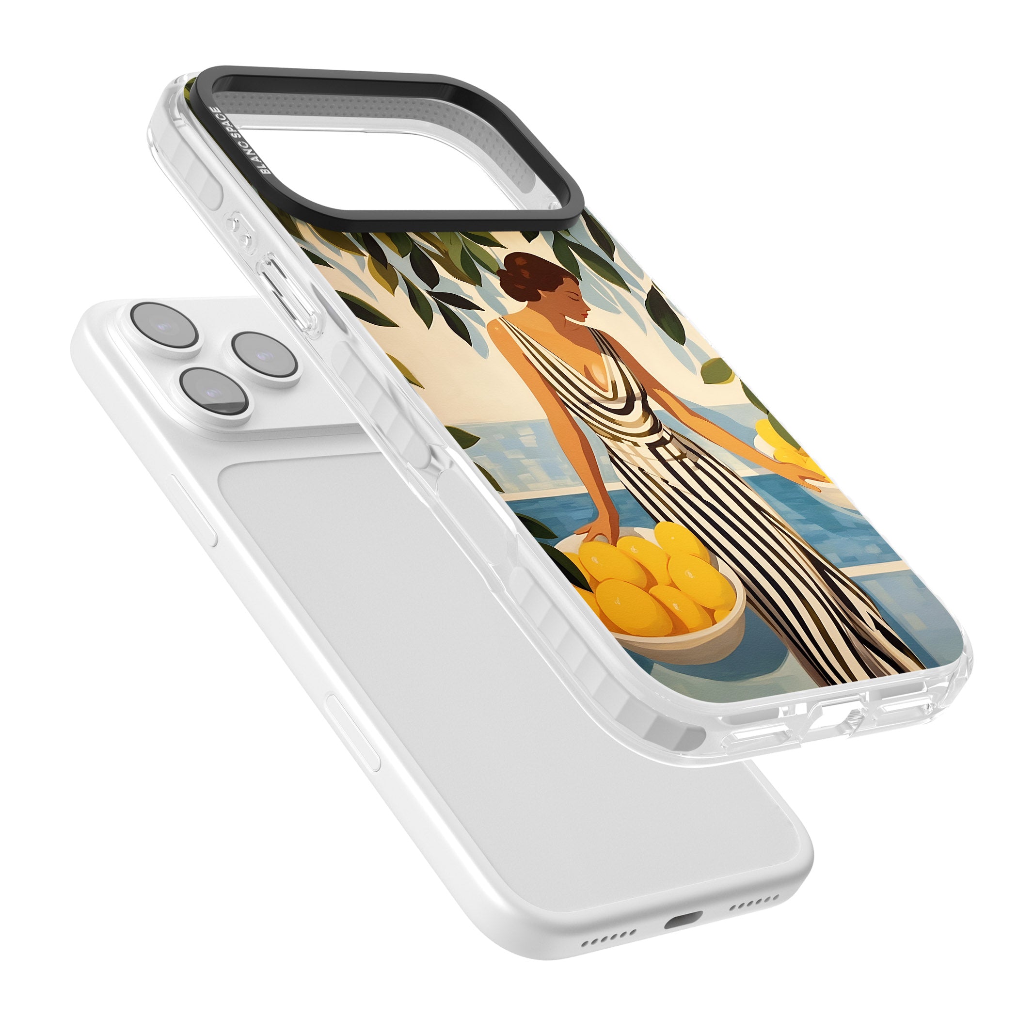 Lemon Picking iPhone 17 Pro Max Impact Clear Phone Case Colours