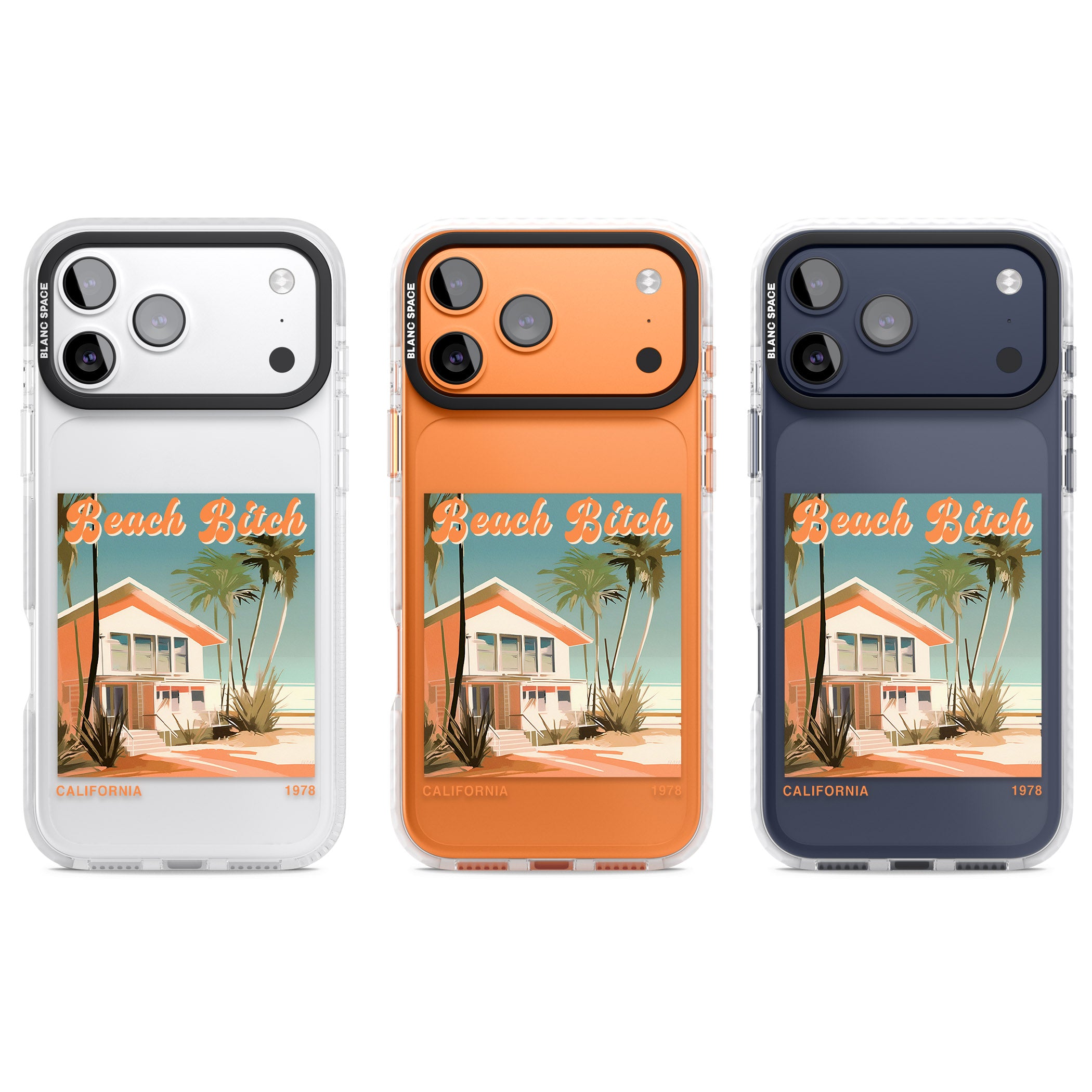 Beach B*tch iPhone 17 Pro Impact Clear Phone Case APT Impact Protection