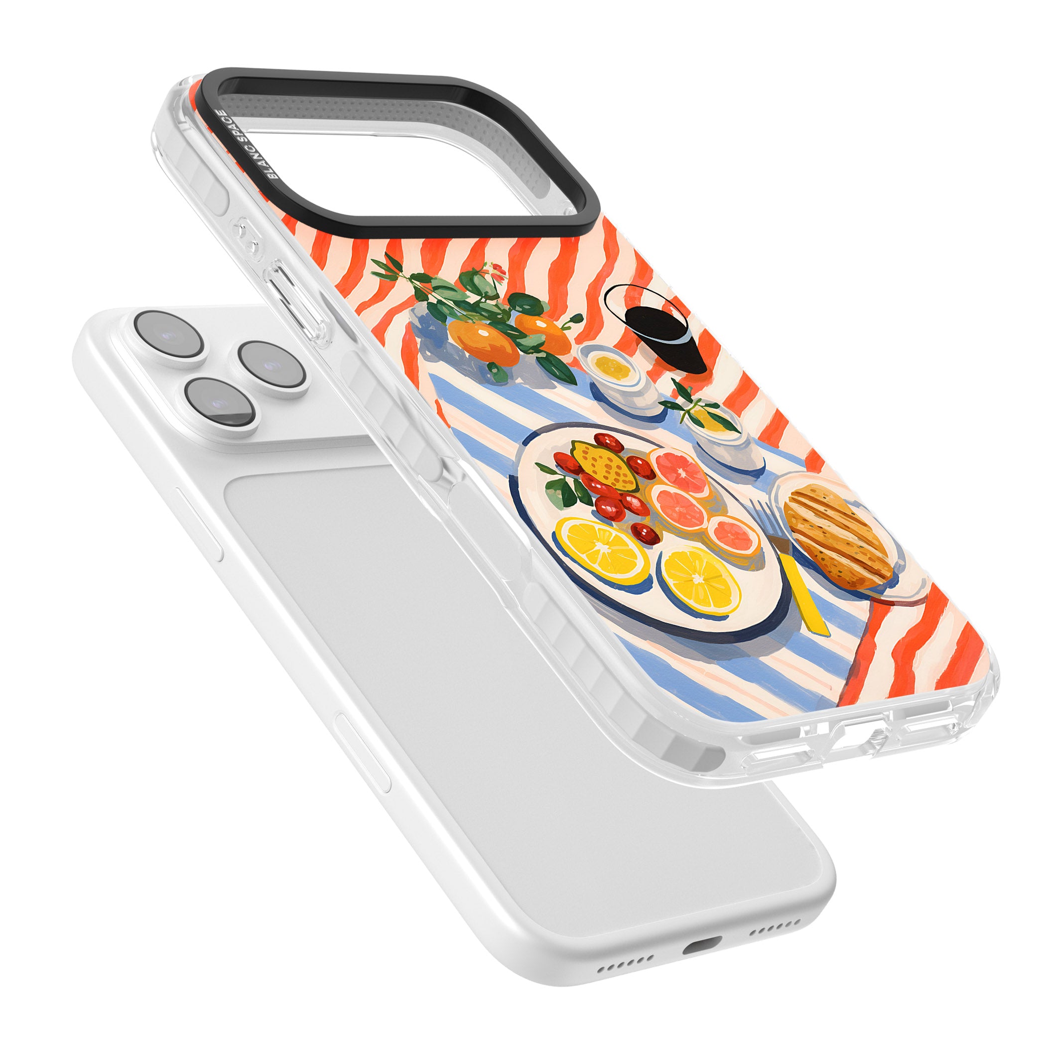 Citrus Picnic iPhone 17 Pro Max Impact Clear Phone Case Colours