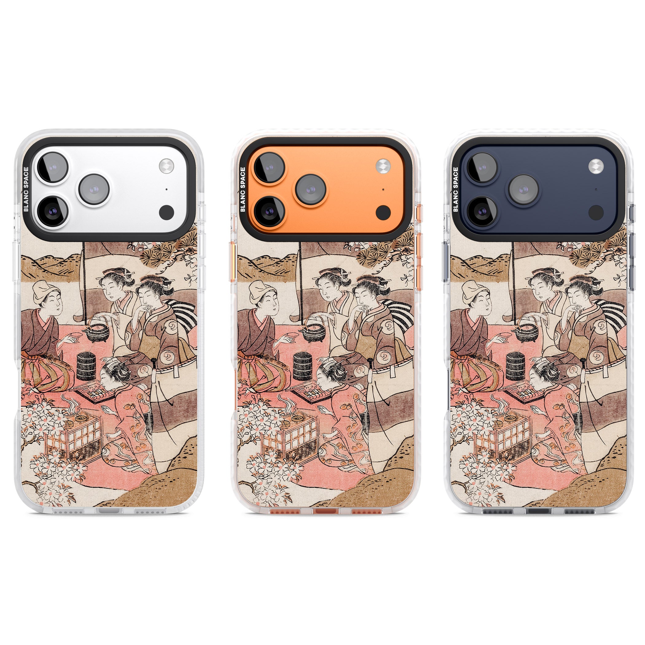 Japanese Afternoon Tea iPhone 17 Pro Impact Clear Phone Case APT Impact Protection