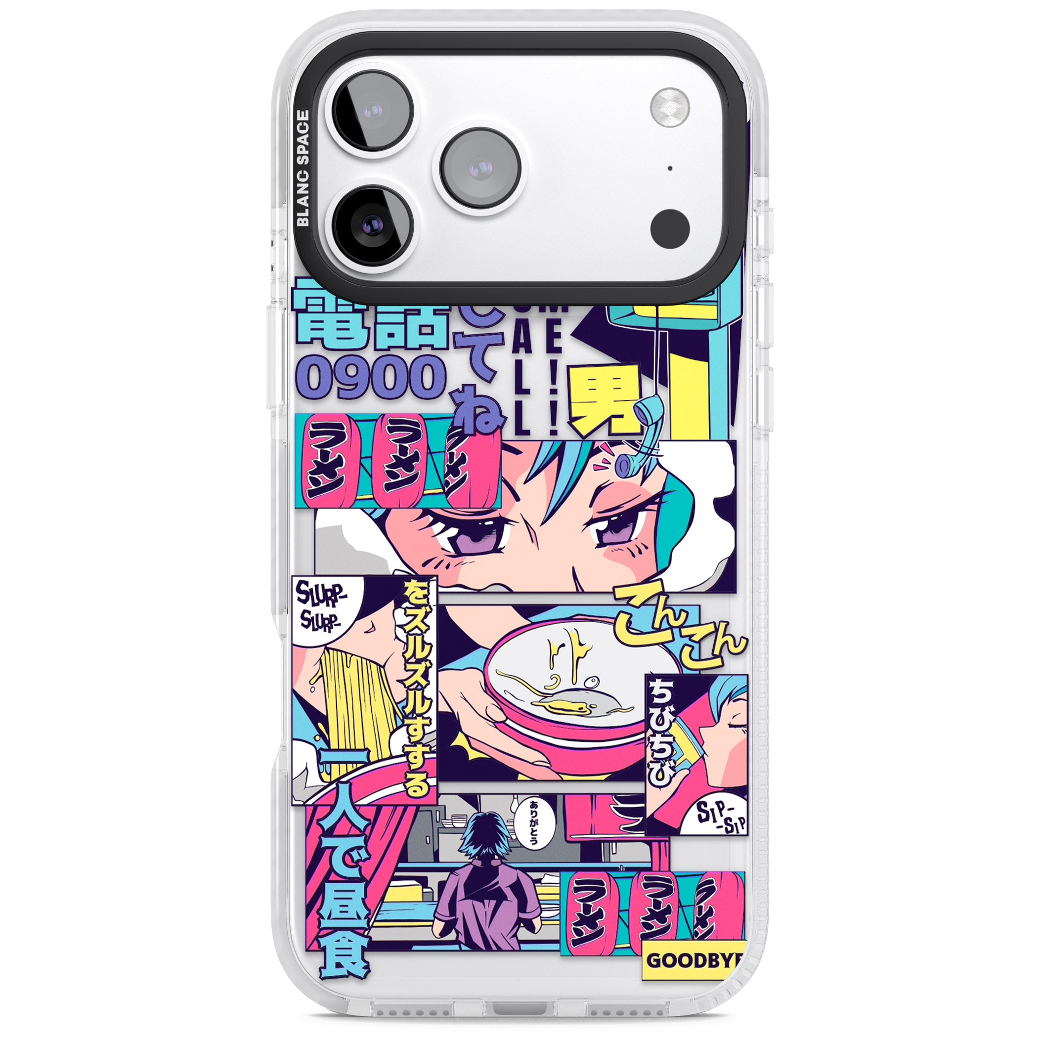 Vibrant Anime Comic iPhone 17 Pro Max Impact Clear Phone Case