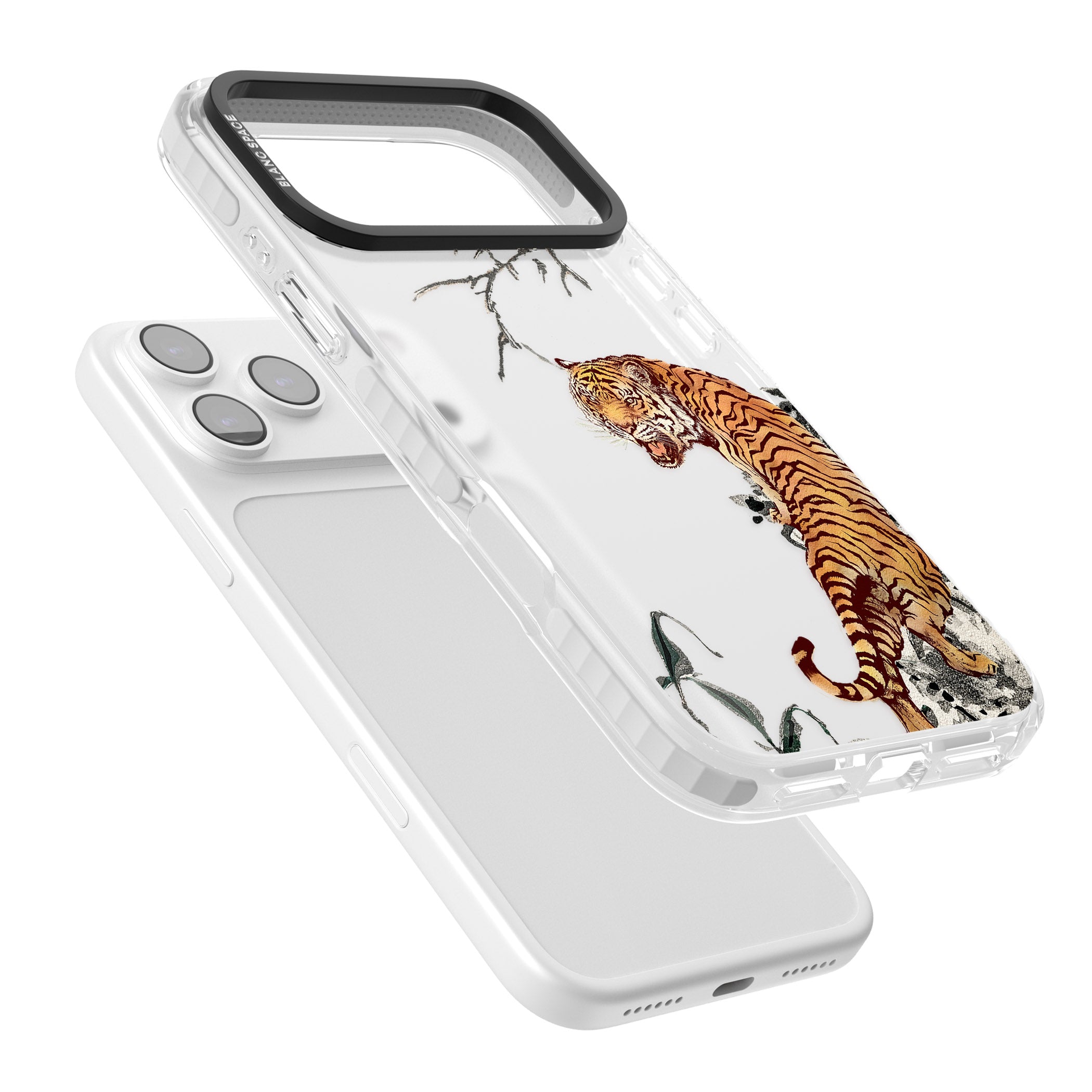 Roaring Tiger iPhone 17 Pro Max Impact Clear Phone Case Colours