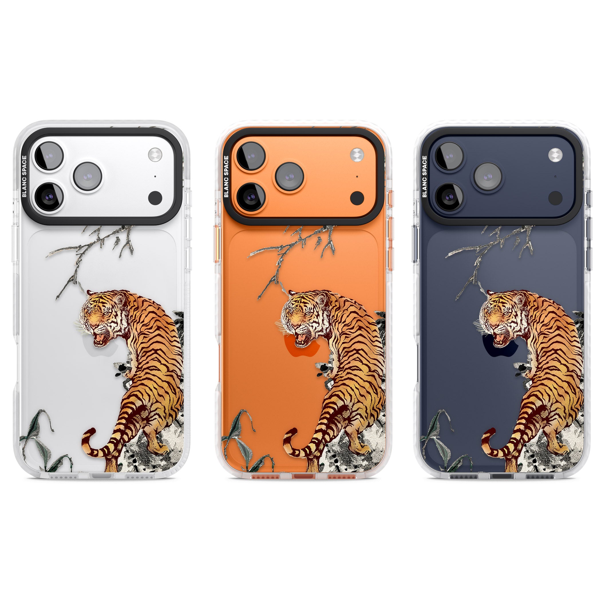 Roaring Tiger iPhone 17 Pro Impact Clear Phone Case APT Impact Protection