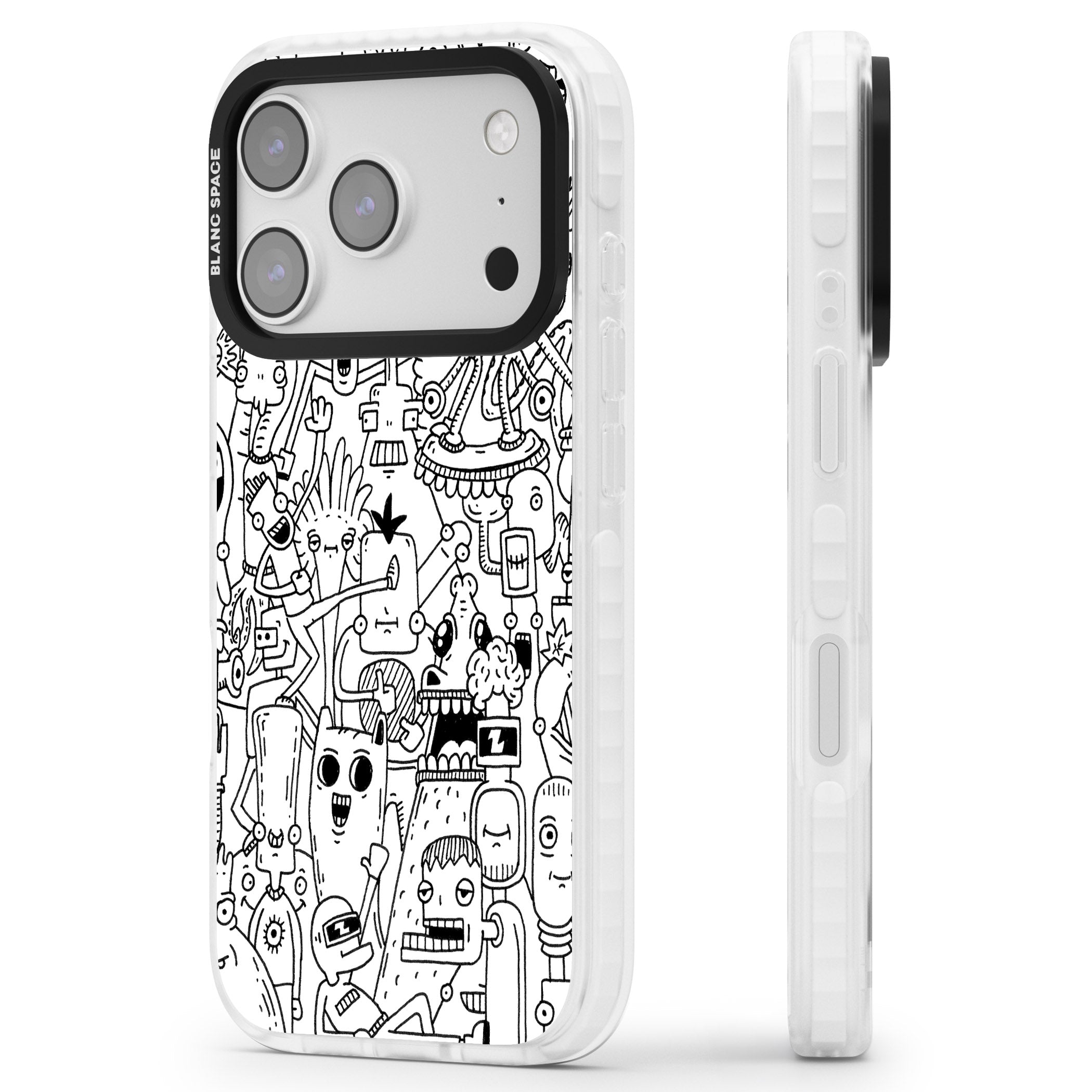 Stack Original iPhone 17 Pro Max Impact Clear Phone Case Side Profile