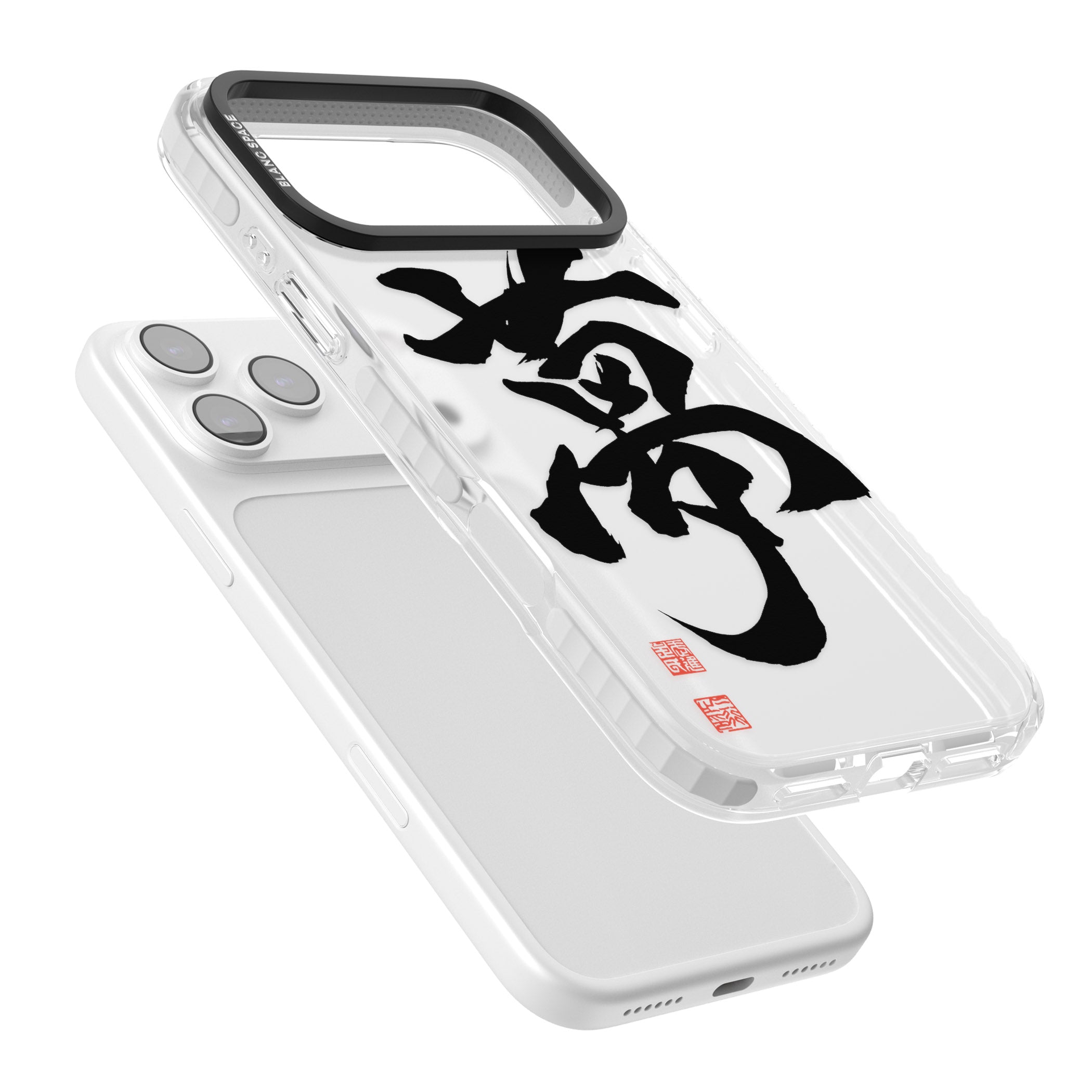 Japanese Kanji Dream iPhone 17 Pro Max Impact Clear Phone Case Colours