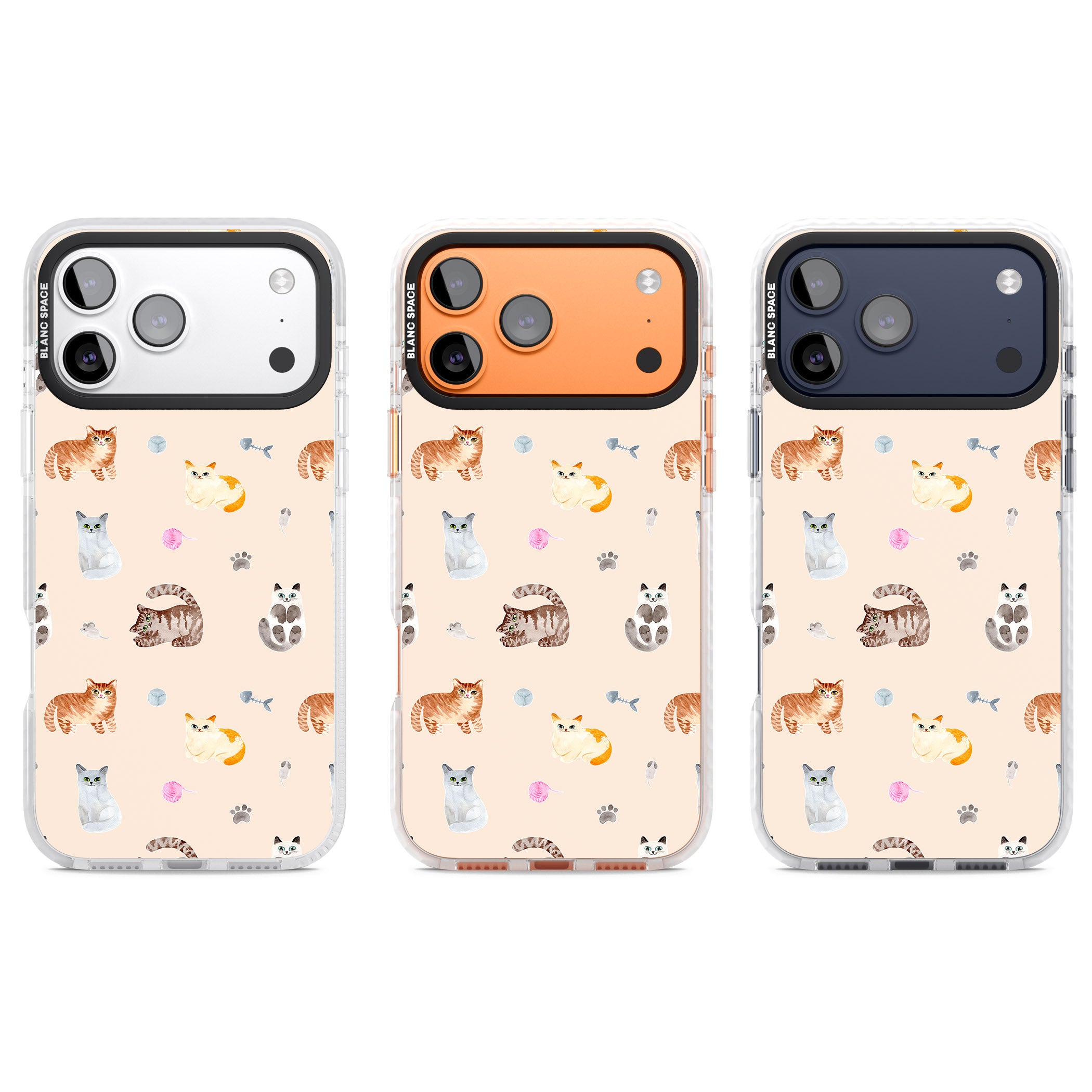 Cat Playground iPhone 17 Pro Impact Clear Phone Case APT Impact Protection