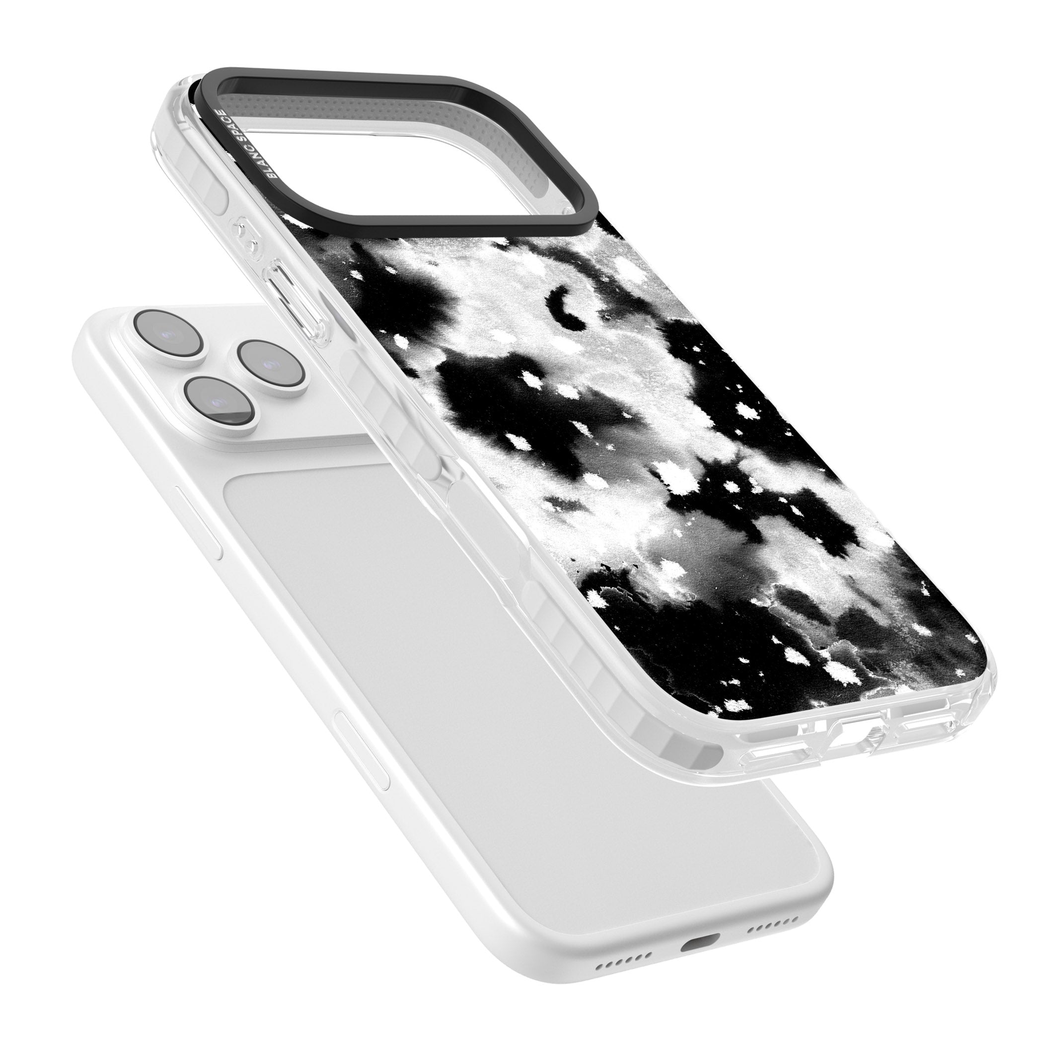 Acid Wash Ink Cloud iPhone 17 Pro Max Impact Pro Clear Phone Case Colours