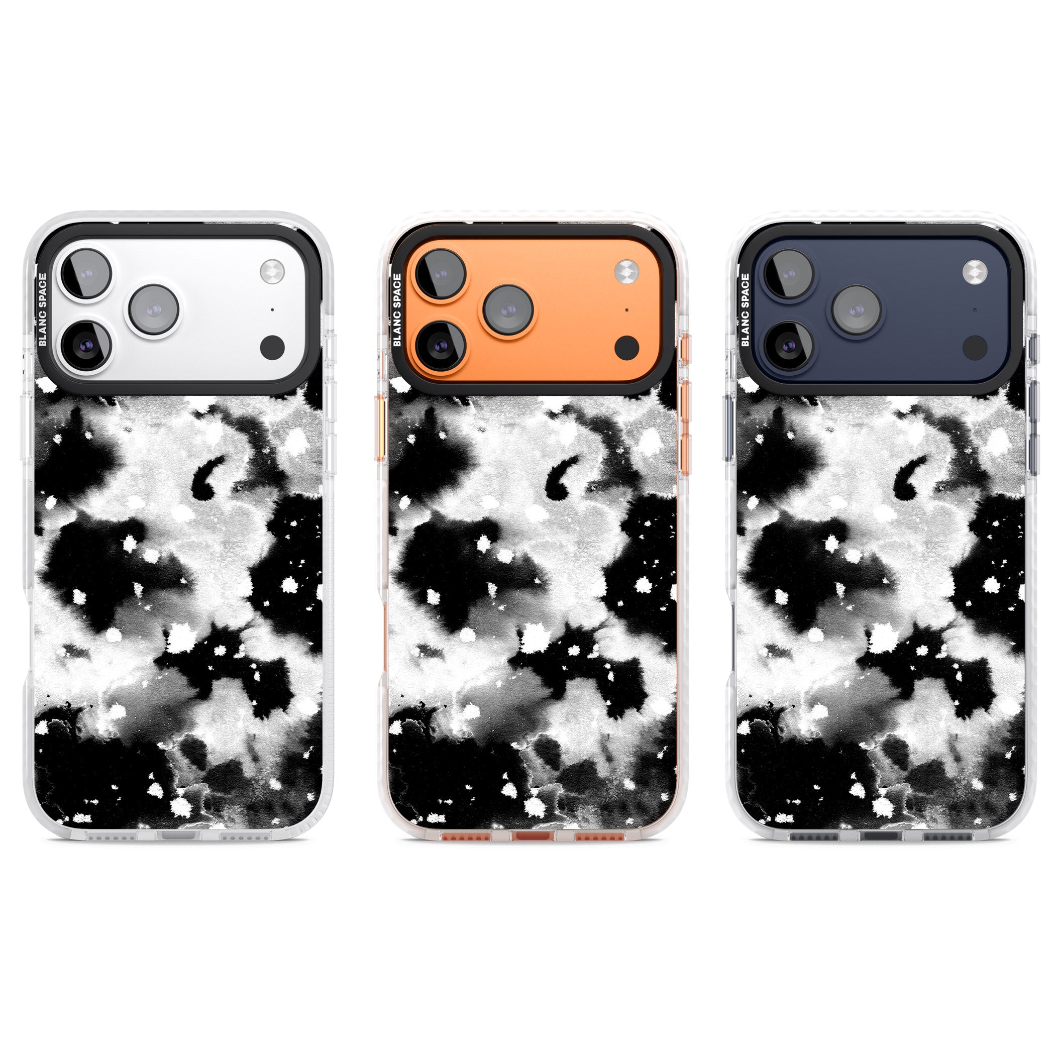 Acid Wash Ink Cloud iPhone 17 Pro Impact Pro Clear Phone Case APT Impact Protection