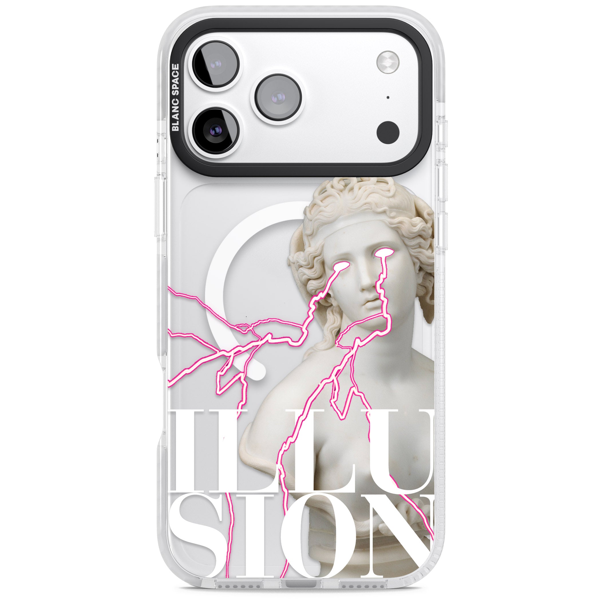 Illusion iPhone 17 Pro Max Impact Pro Clear Phone Case