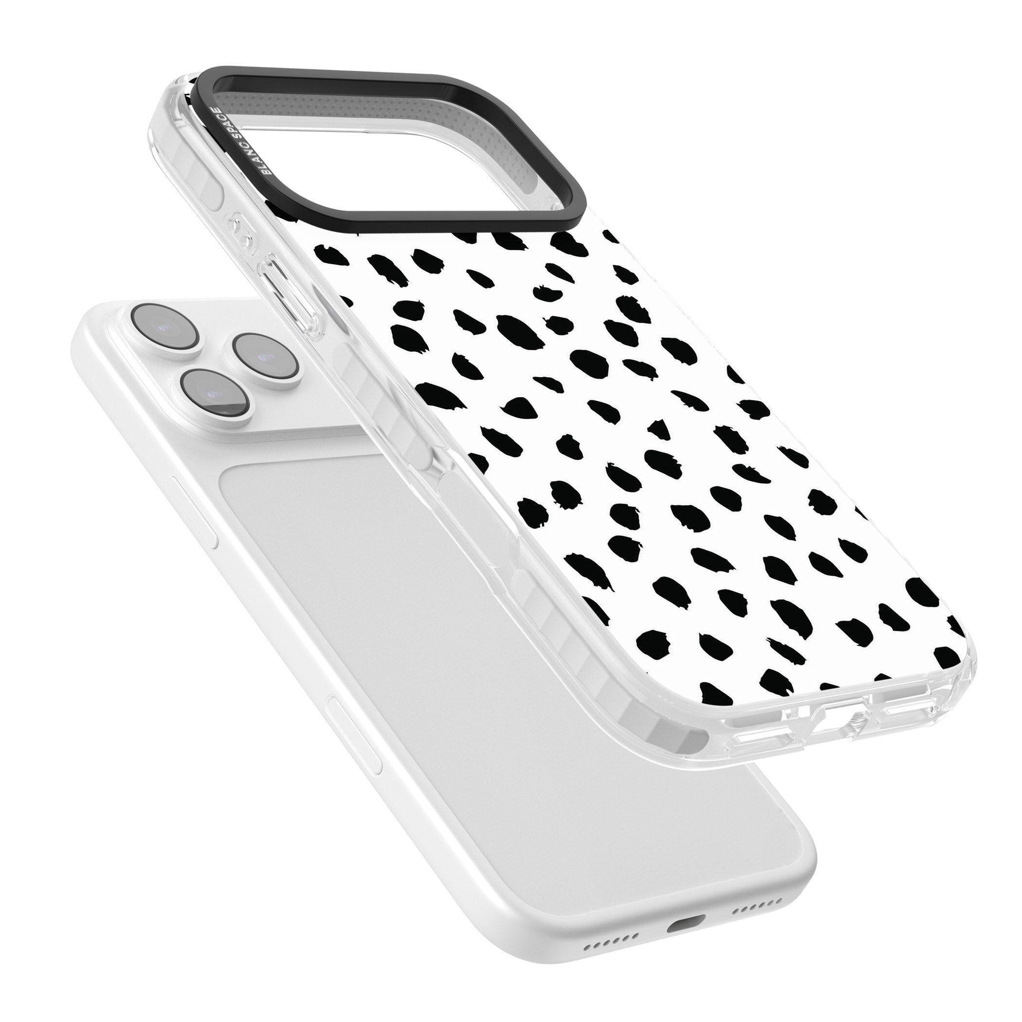 Dalmatian Print iPhone 17 Pro Impact Pro Clear Phone Case Colours