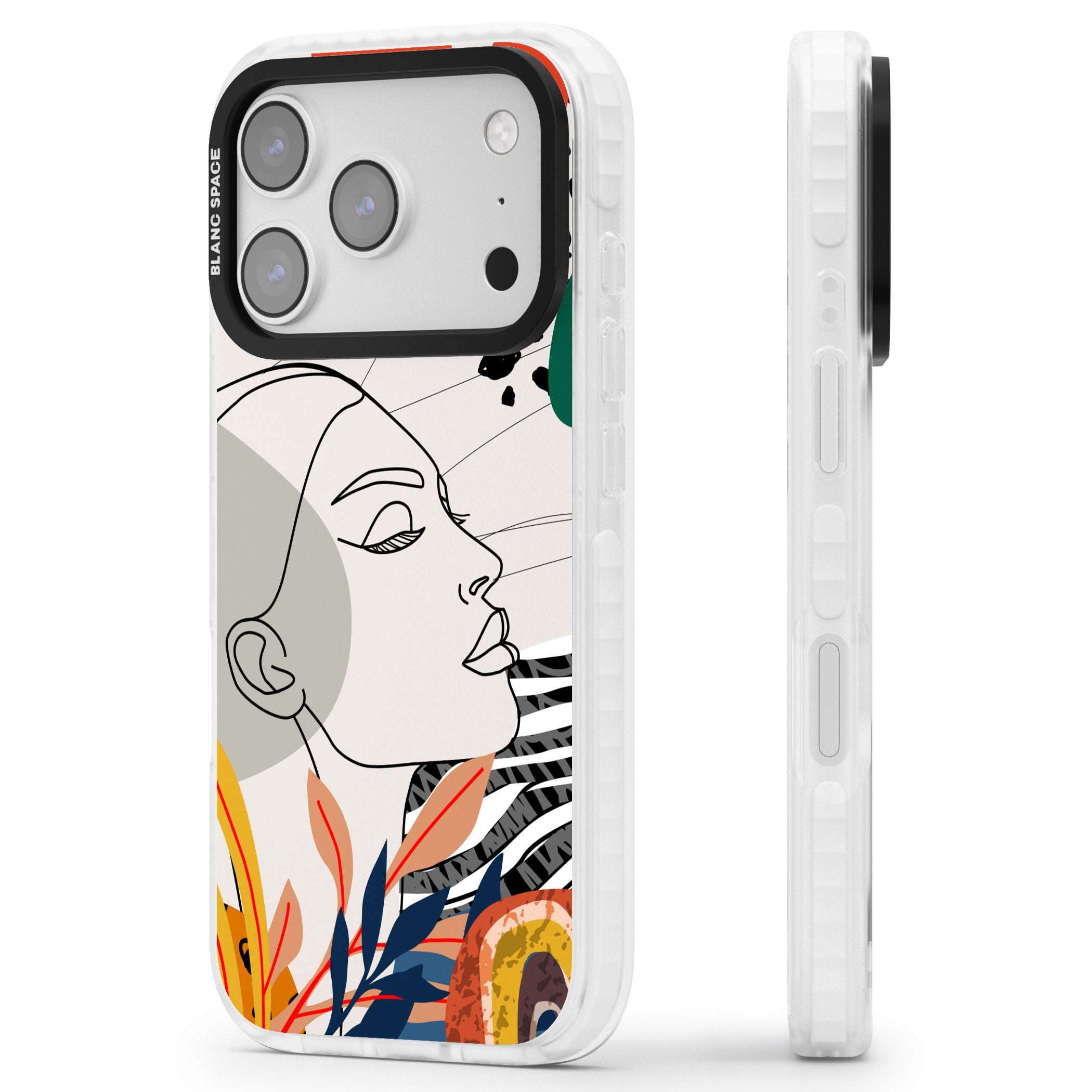 Girl Gone Wild iPhone 17 Pro Max Impact Pro Clear Phone Case Side Profile
