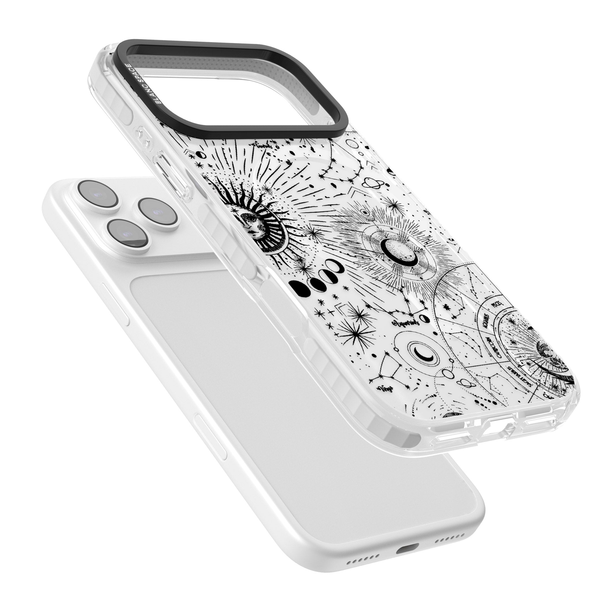 Celestial Chart iPhone 17 Pro Max Impact Pro Clear Phone Case Colours