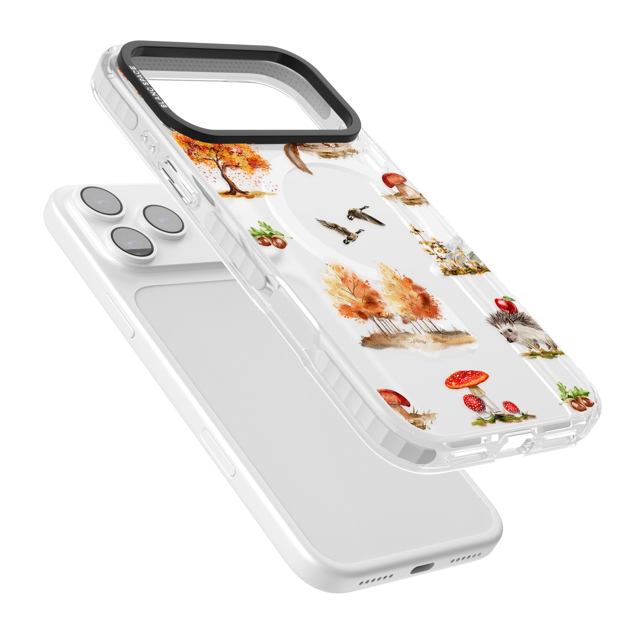 Fall Forest Friends iPhone 17 Pro Max Impact Pro Clear Phone Case Colours