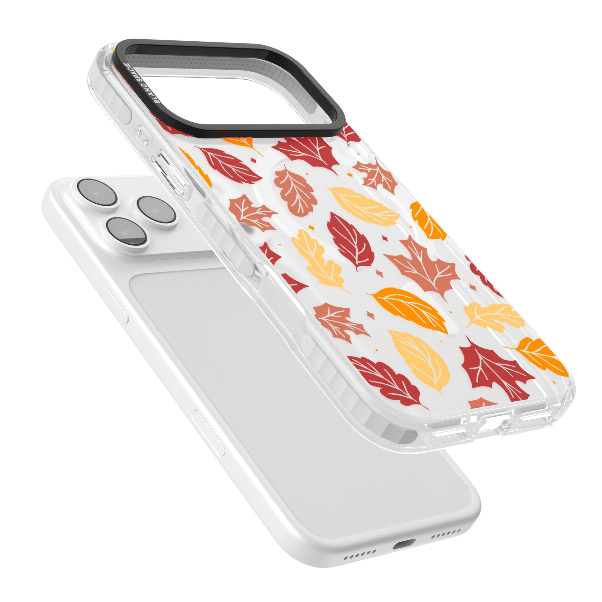 Autumn Leaves iPhone 17 Pro Max Impact Pro Clear Phone Case Colours