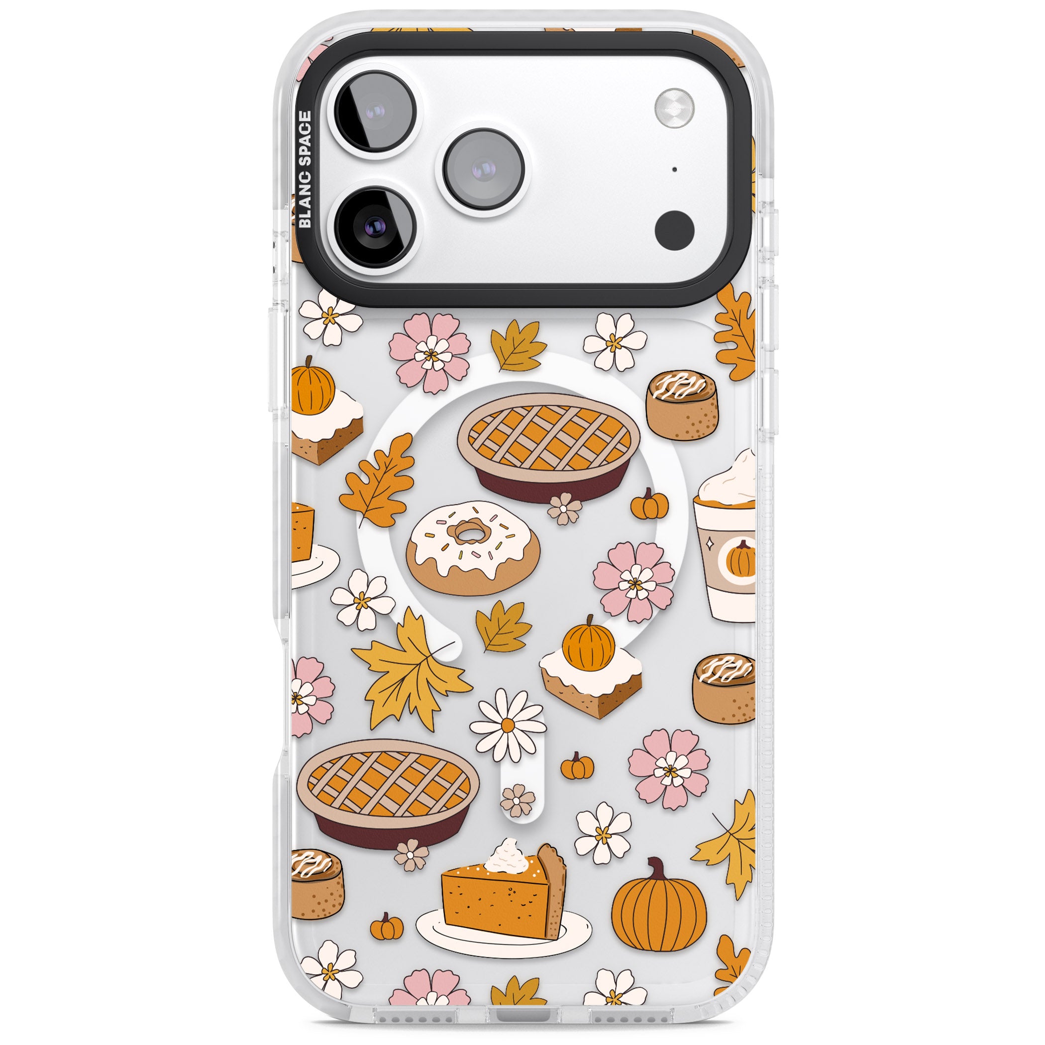 Pumpkin Pie Autumn Treats iPhone 17 Pro Max Impact Pro Clear Phone Case