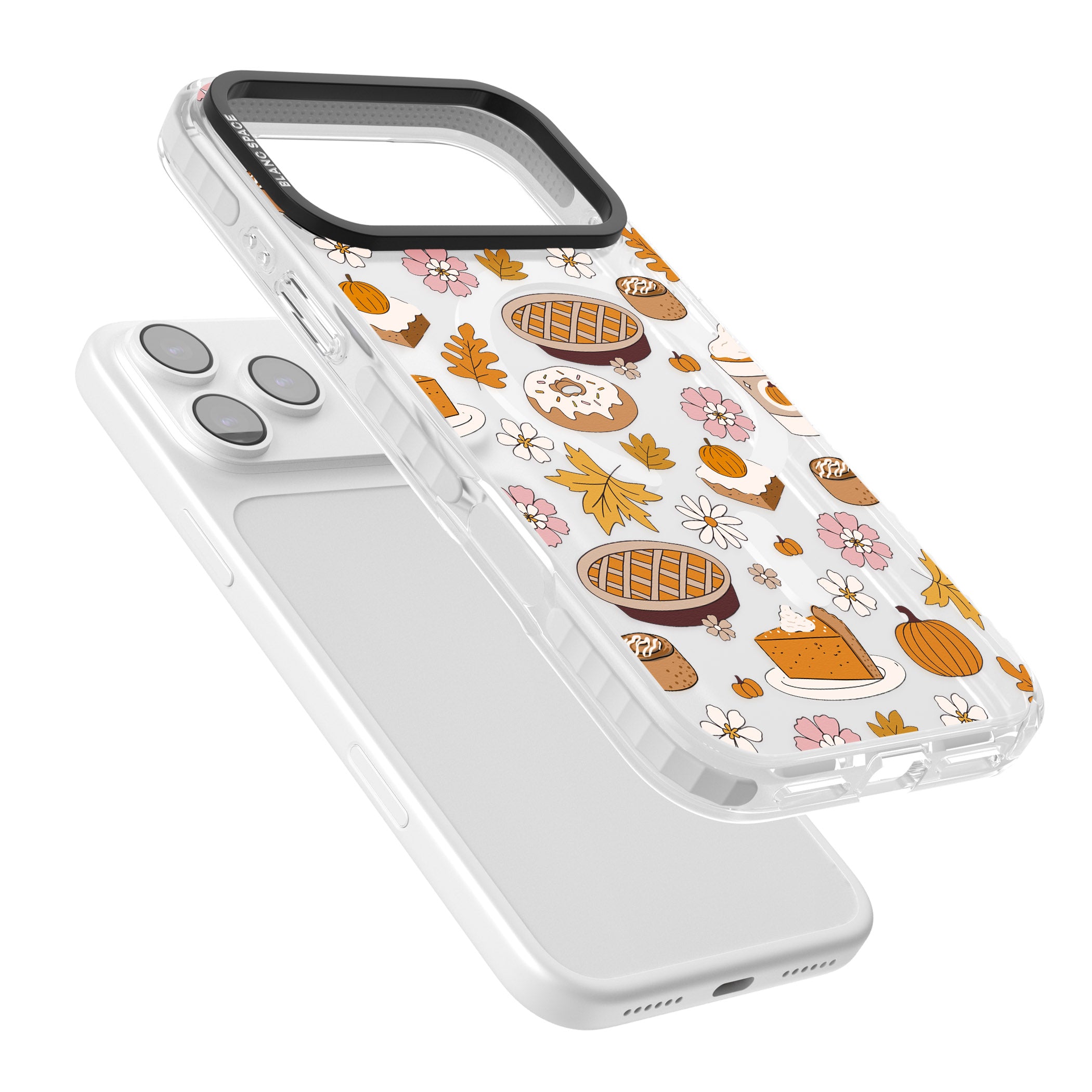 Pumpkin Pie Autumn Treats iPhone 17 Pro Max Impact Pro Clear Phone Case Colours