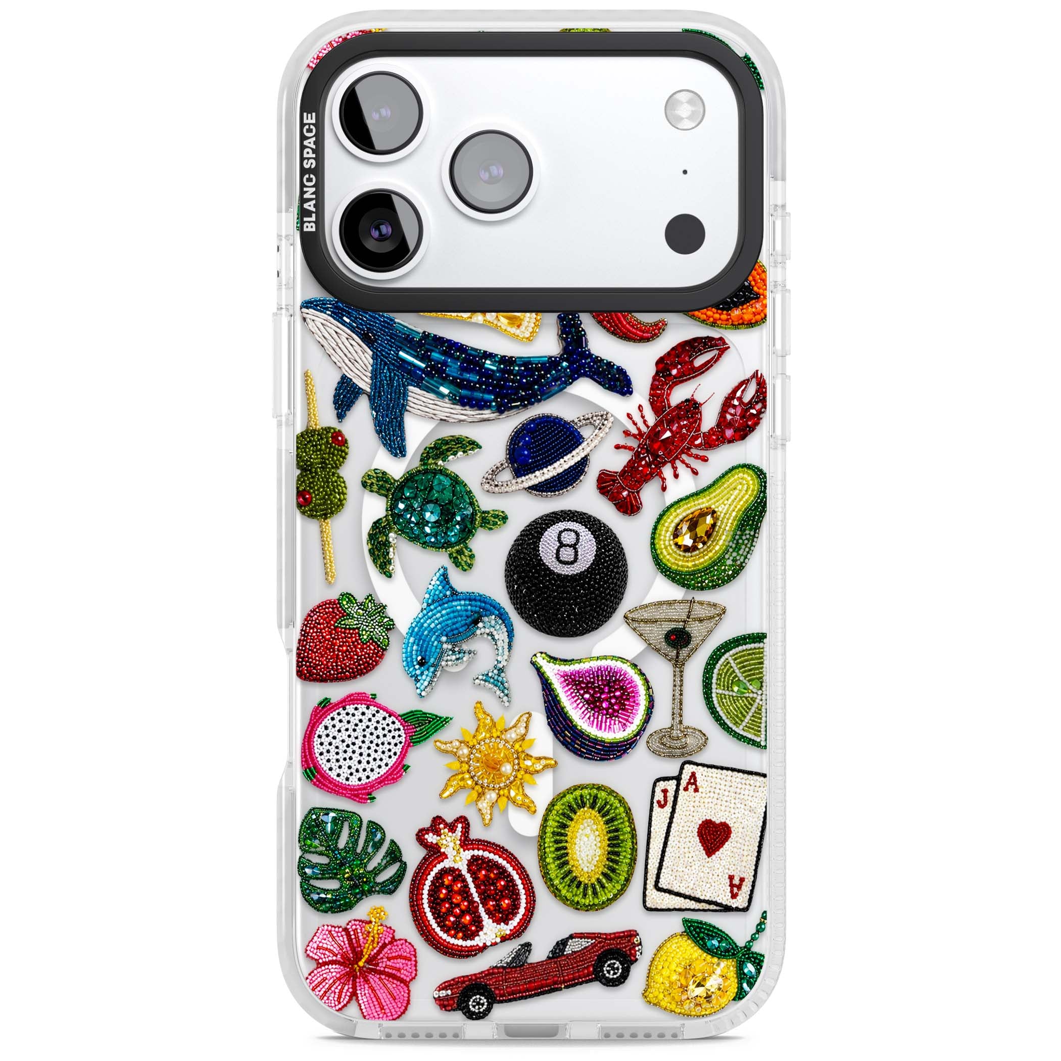 Beaded Mix cute iPhone case | Impact Magsafe case for iPhone 17 Pro, iPhone 17 Pro Max