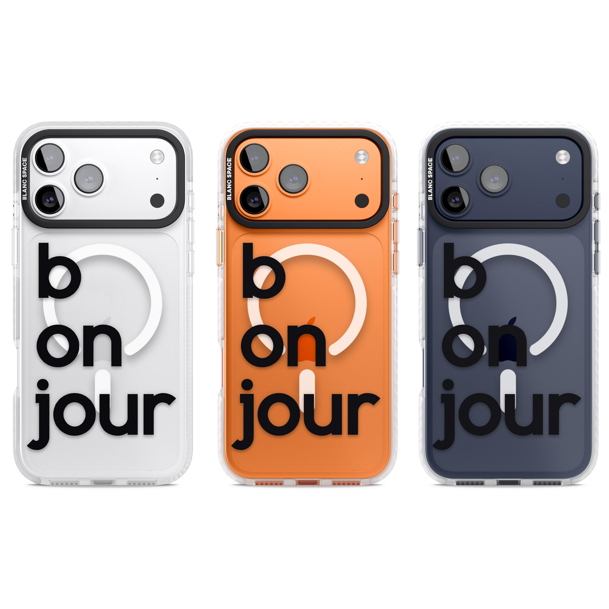 Bonjour iPhone 17 Pro Impact Pro Clear Phone Case APT Impact Protection