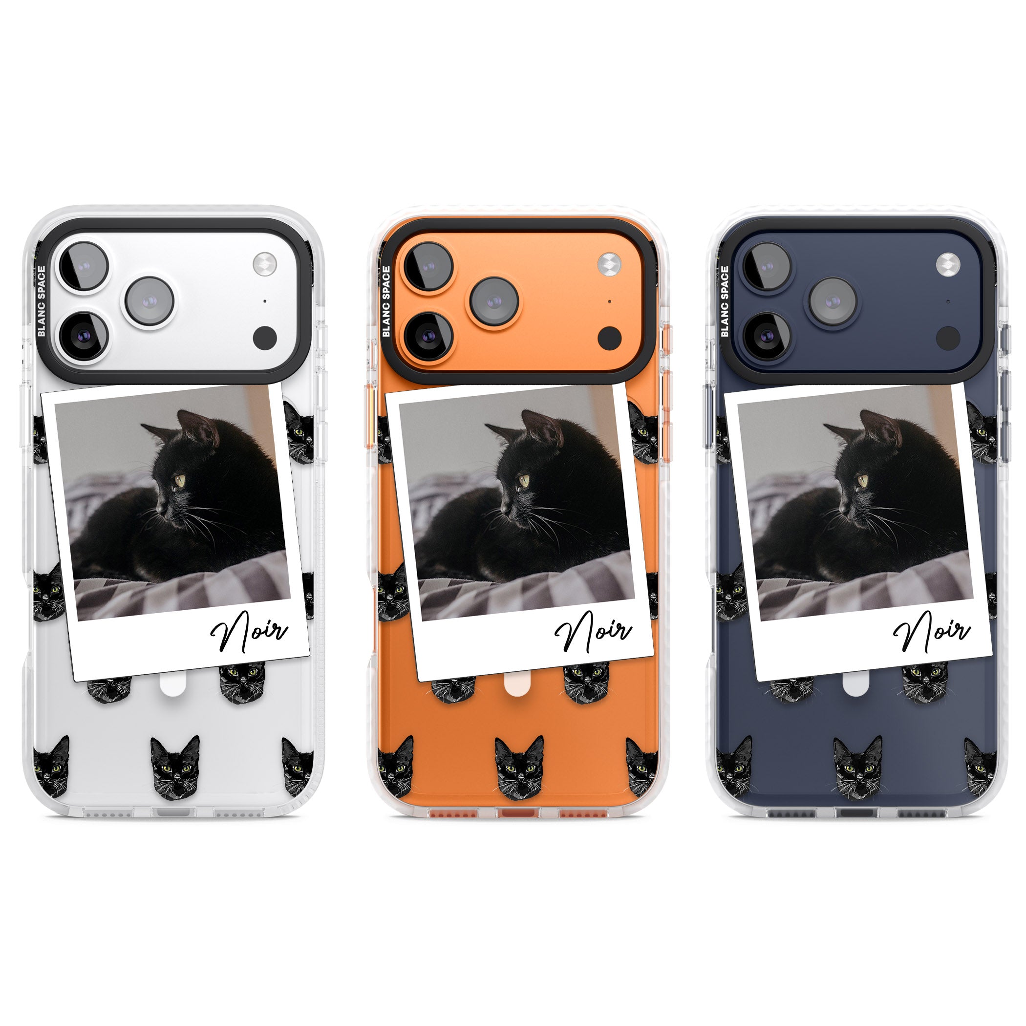 Personalised Bombay Cat Photo iPhone 17 Pro Impact Pro Clear Phone Case APT Impact Protection