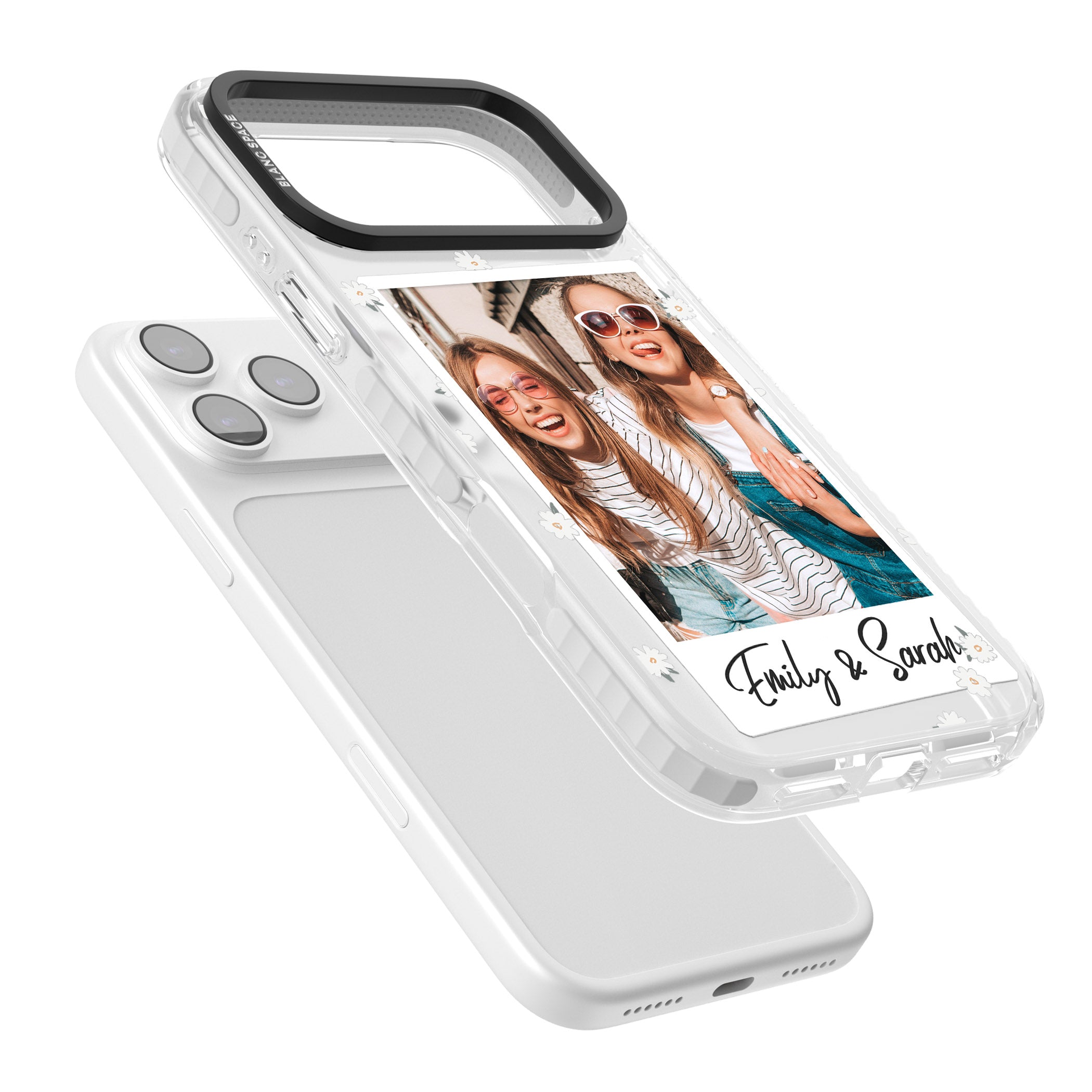 Personalised Daisy Instant Photo iPhone 17 Pro Max Impact Pro Clear Phone Case Colours