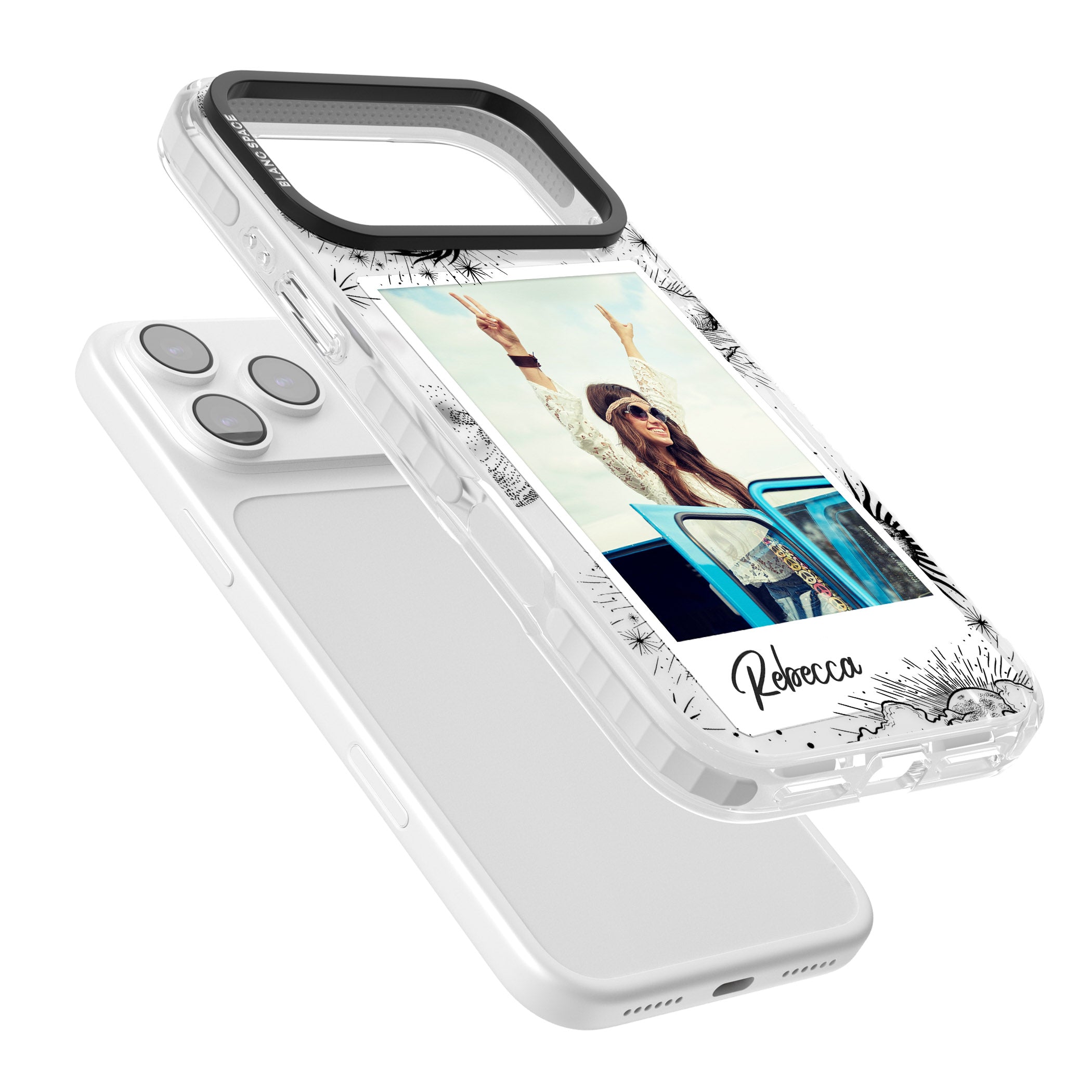 Personalised Astrology Instant Photo iPhone 17 Pro Max Impact Pro Clear Phone Case Colours