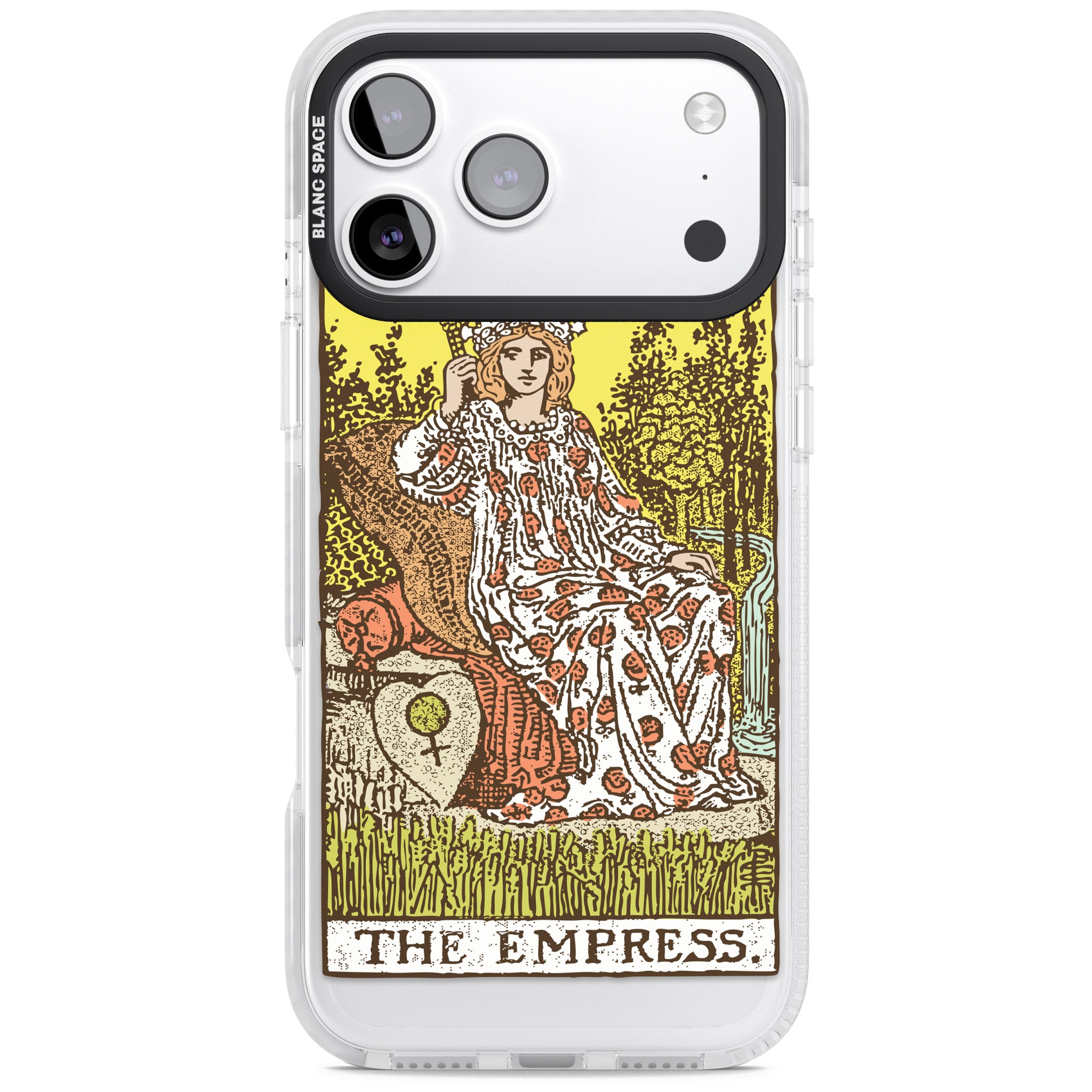 Personalised The Empress Tarot Card (Color) iPhone 17 Pro Max Impact Pro Clear Phone Case