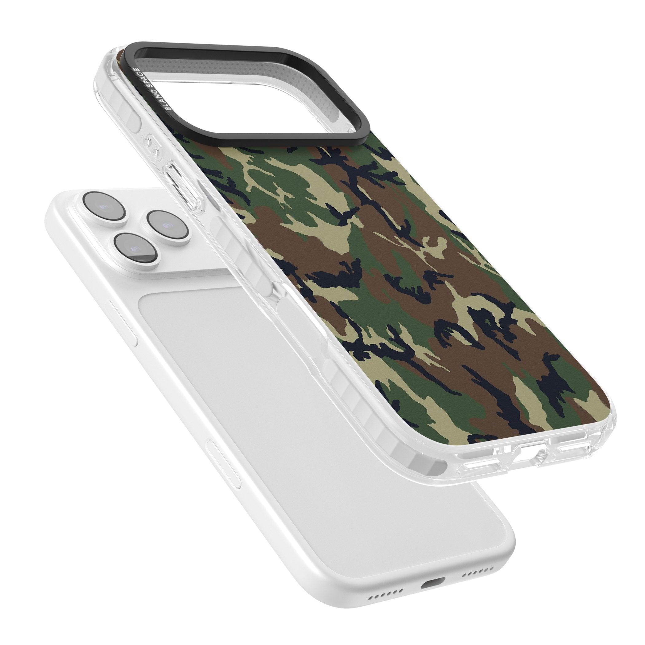 Forest Green Camo iPhone 17 Pro Max Impact Pro Clear Phone Case Colours