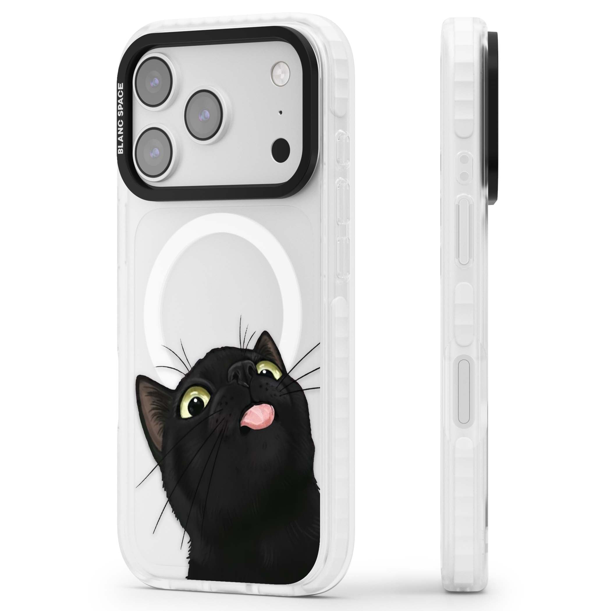 Black Cat Energy for her iPhone case | Impact Magsafe case for iPhone 17 Pro, iPhone 17 Pro Max
