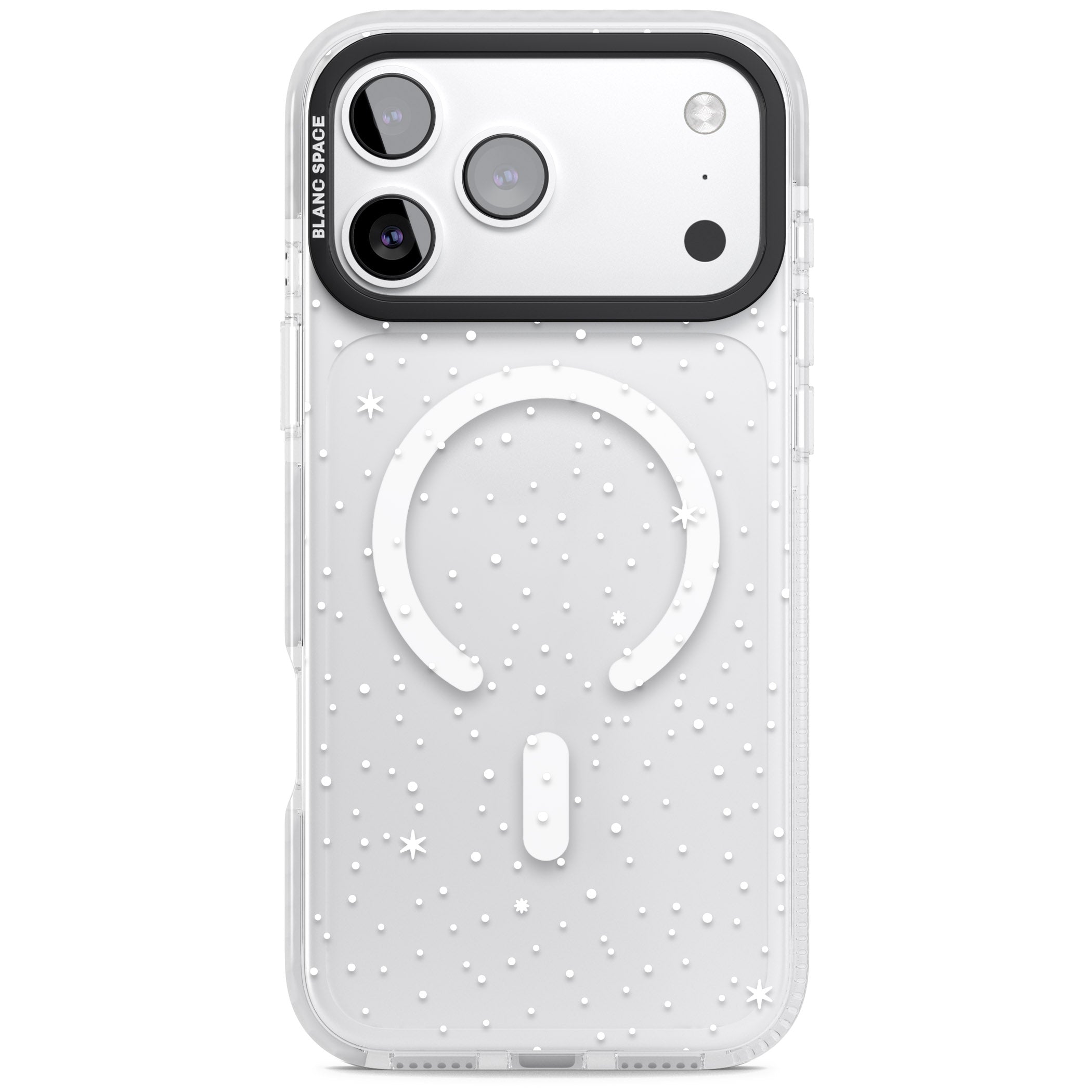 Celestial Starry Sky (White) iPhone 17 Pro Max Impact Pro Clear Phone Case